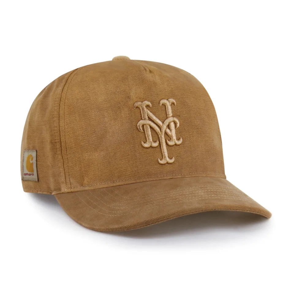 47-brand-47-hitch-new-york-mets-cap-carhartt-brown-snapback image 1