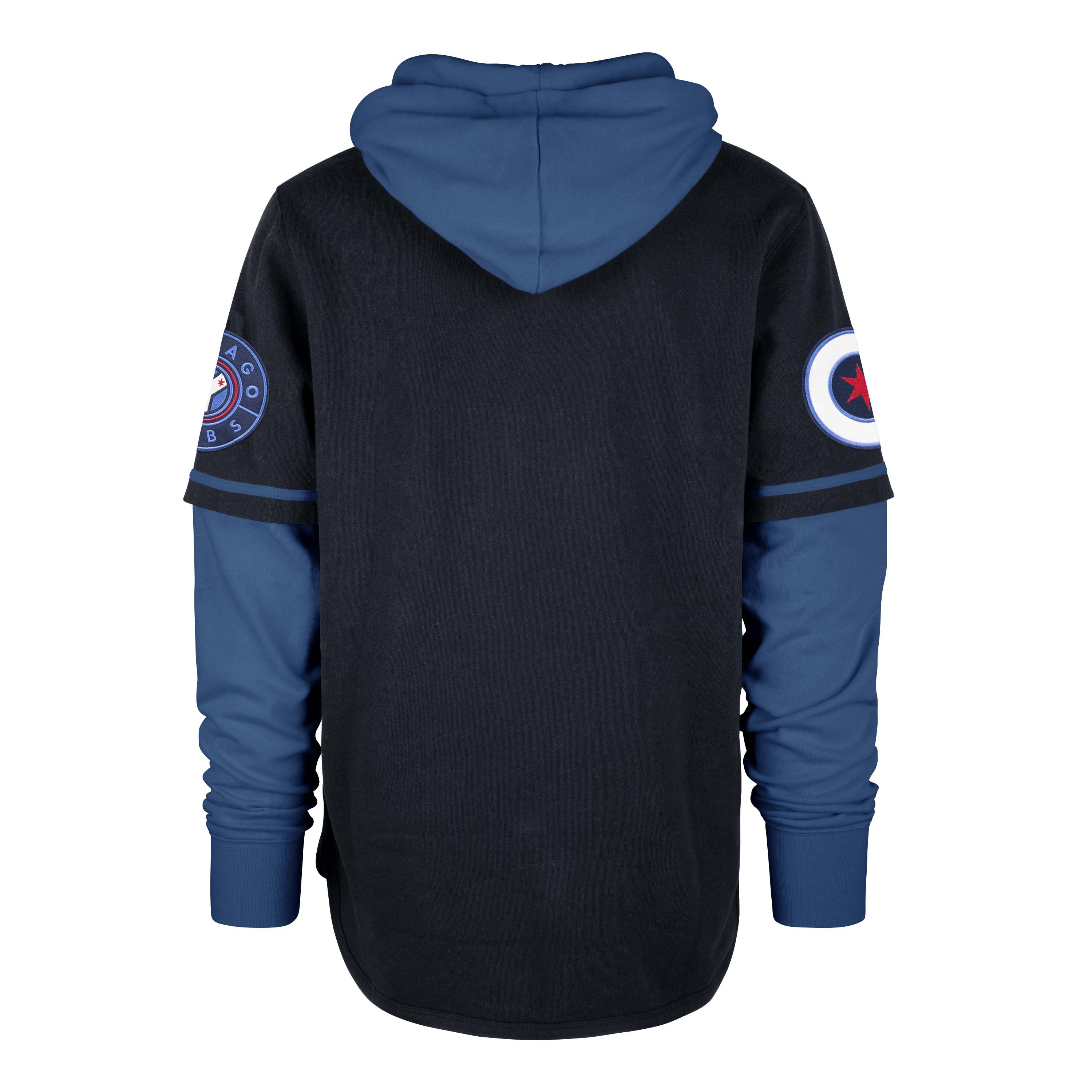 47-brand-trifecta-shortstop-chicago-cubs-hoodie-navy image 2