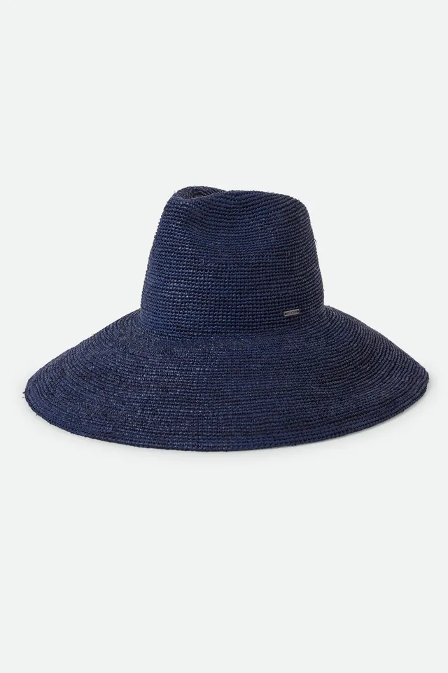 brixton-helena-strohhut-midnight-blue-raffia-sonnenhut image 1