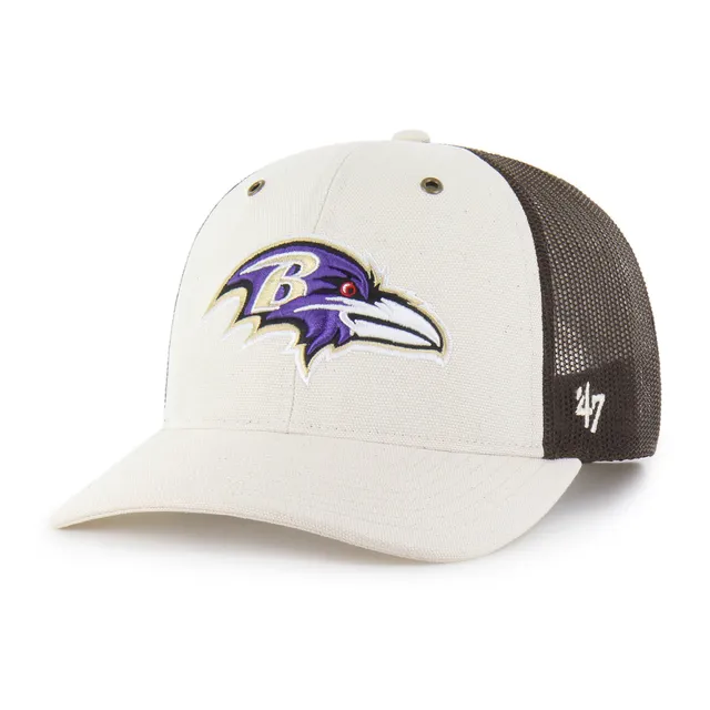 47-brand-baltimore-ravens-trucker-cap-natural-undyed image 1