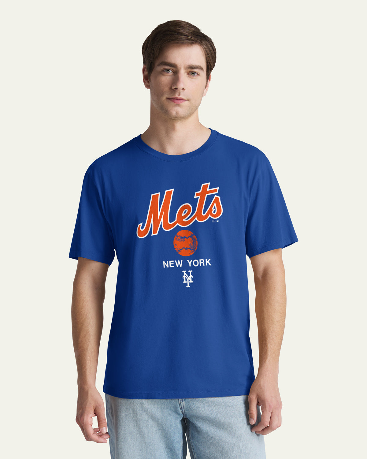 47-brand-everyday-new-york-mets-t-shirt-royal-herren image 1