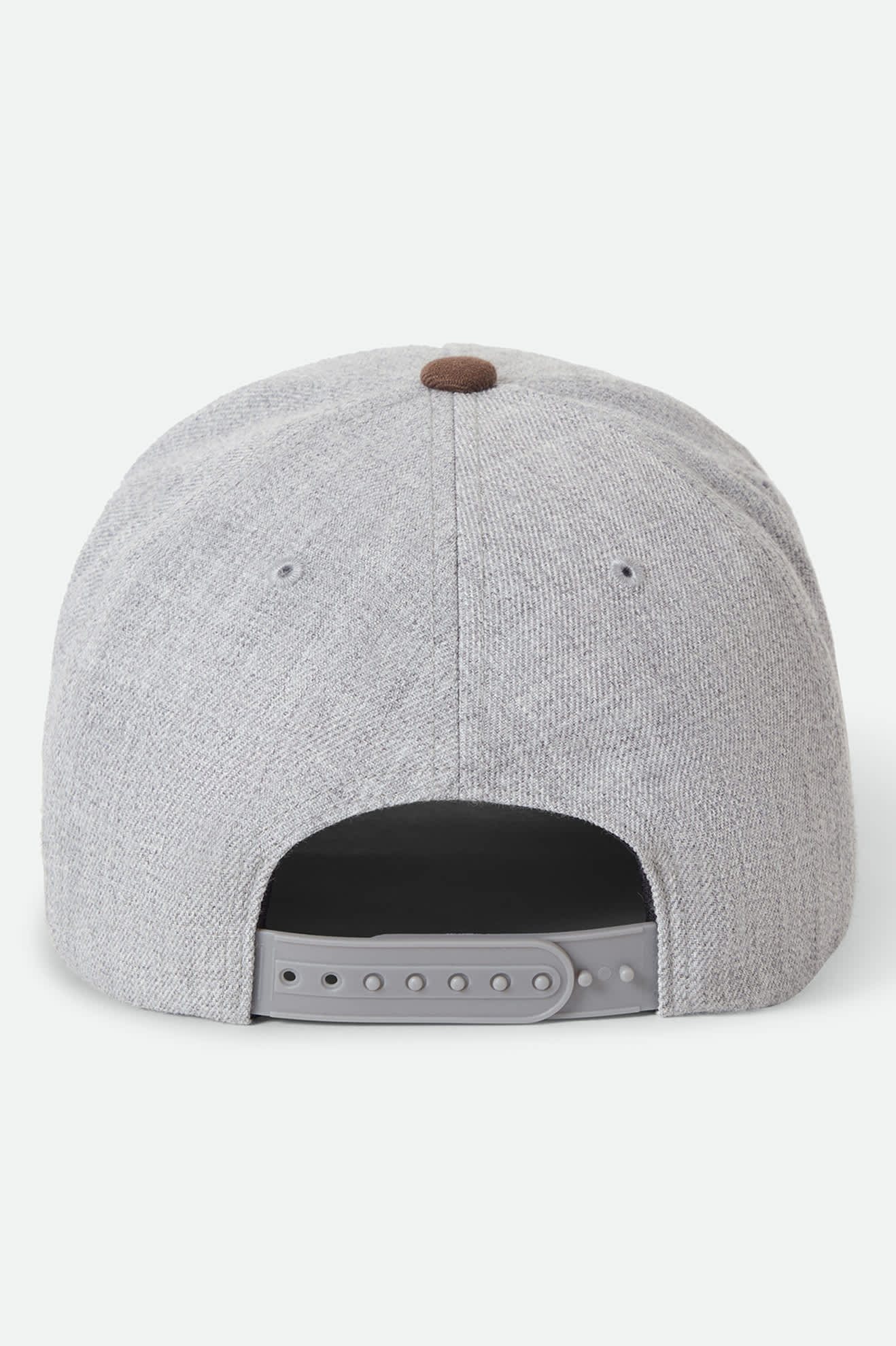 brixton-crest-netplus-snapback-grau-braun-patch image 2