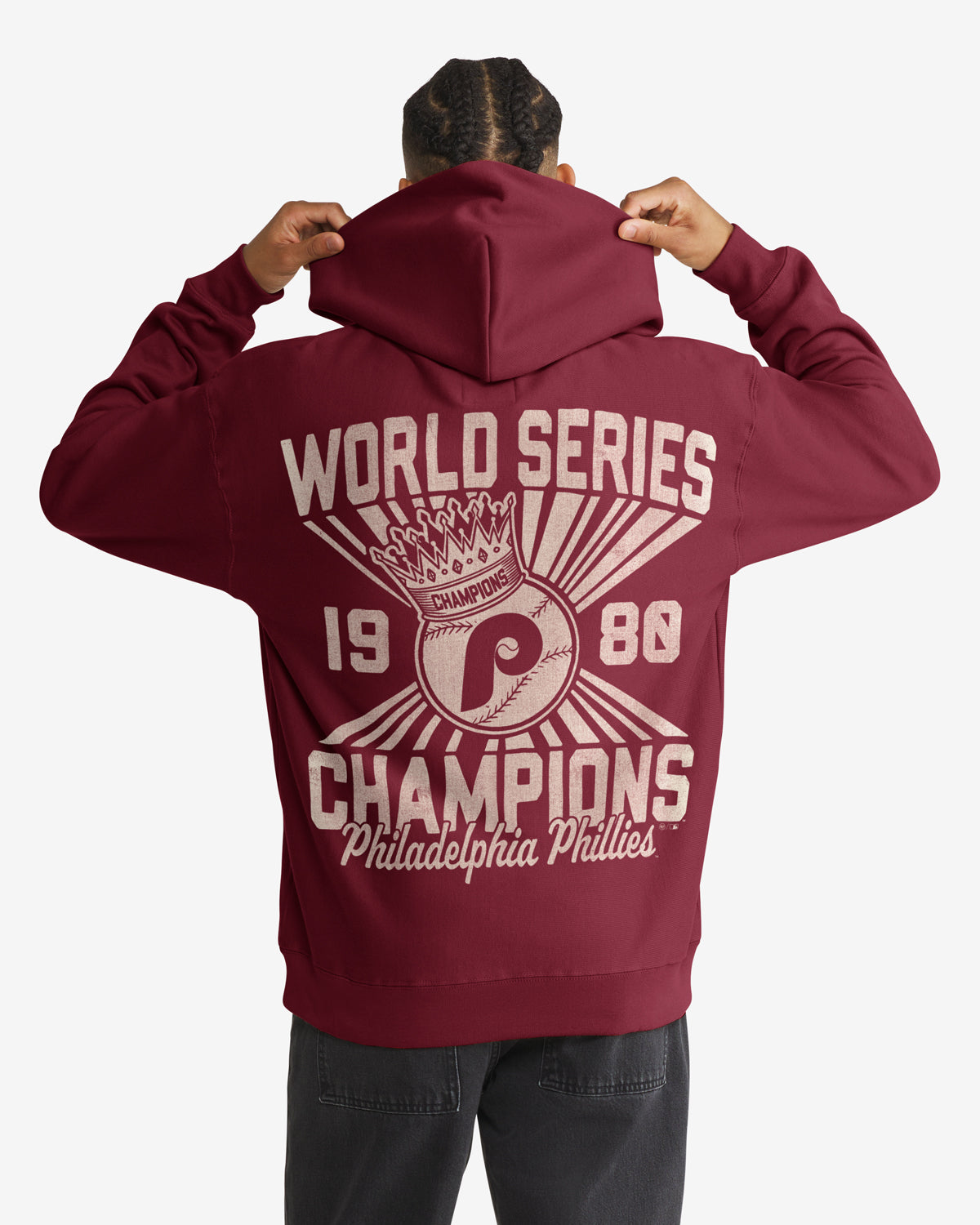 47-foundation-philadelphia-phillies-hood-cardinal-kapuzenpullover image 1