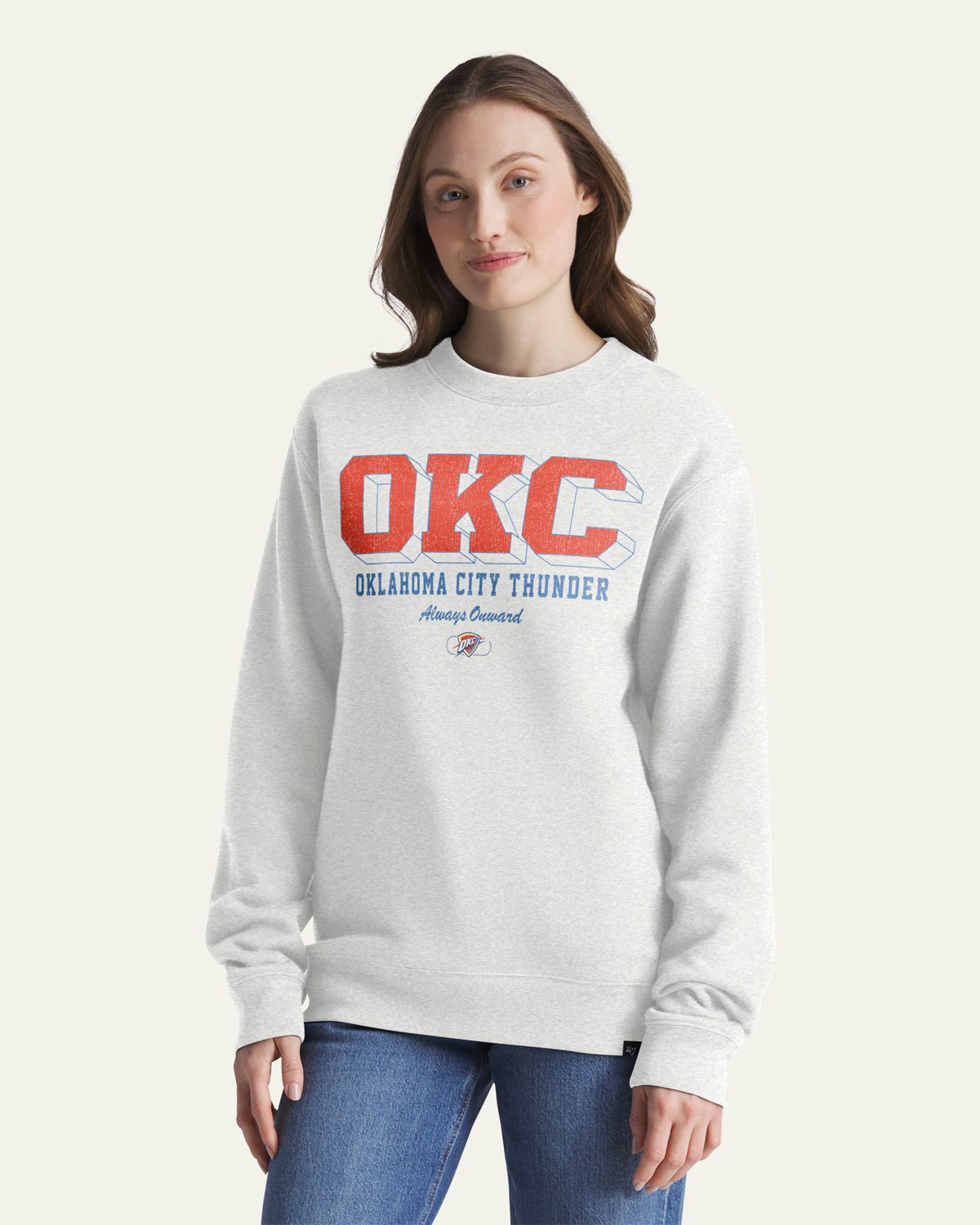 47-brand-47-headline-crew-thunder-sweatshirt-relay-grey-herren image 3