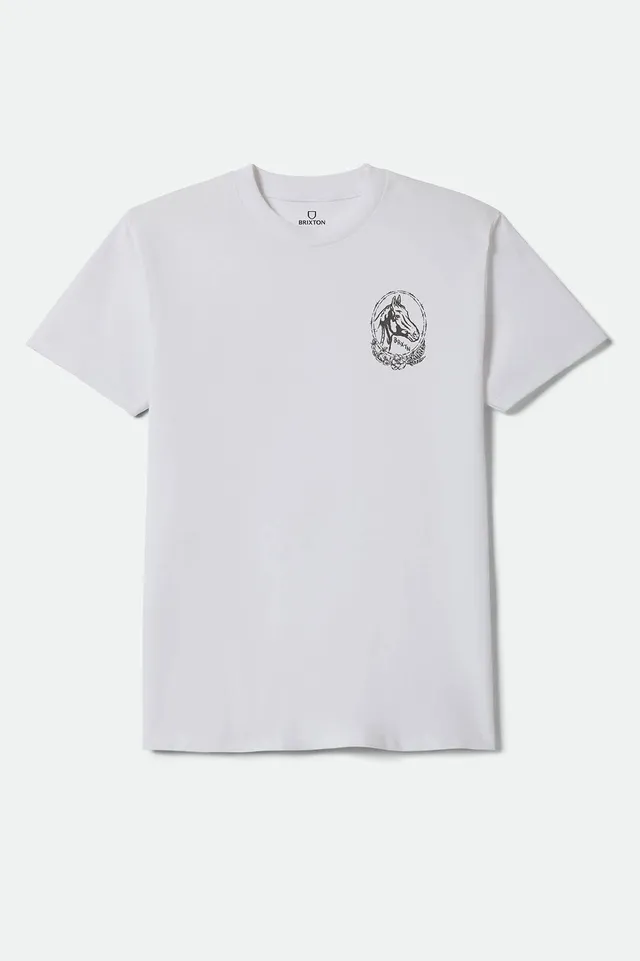 brixton-marley-standard-t-shirt-herren-wei-baumwolle image 1
