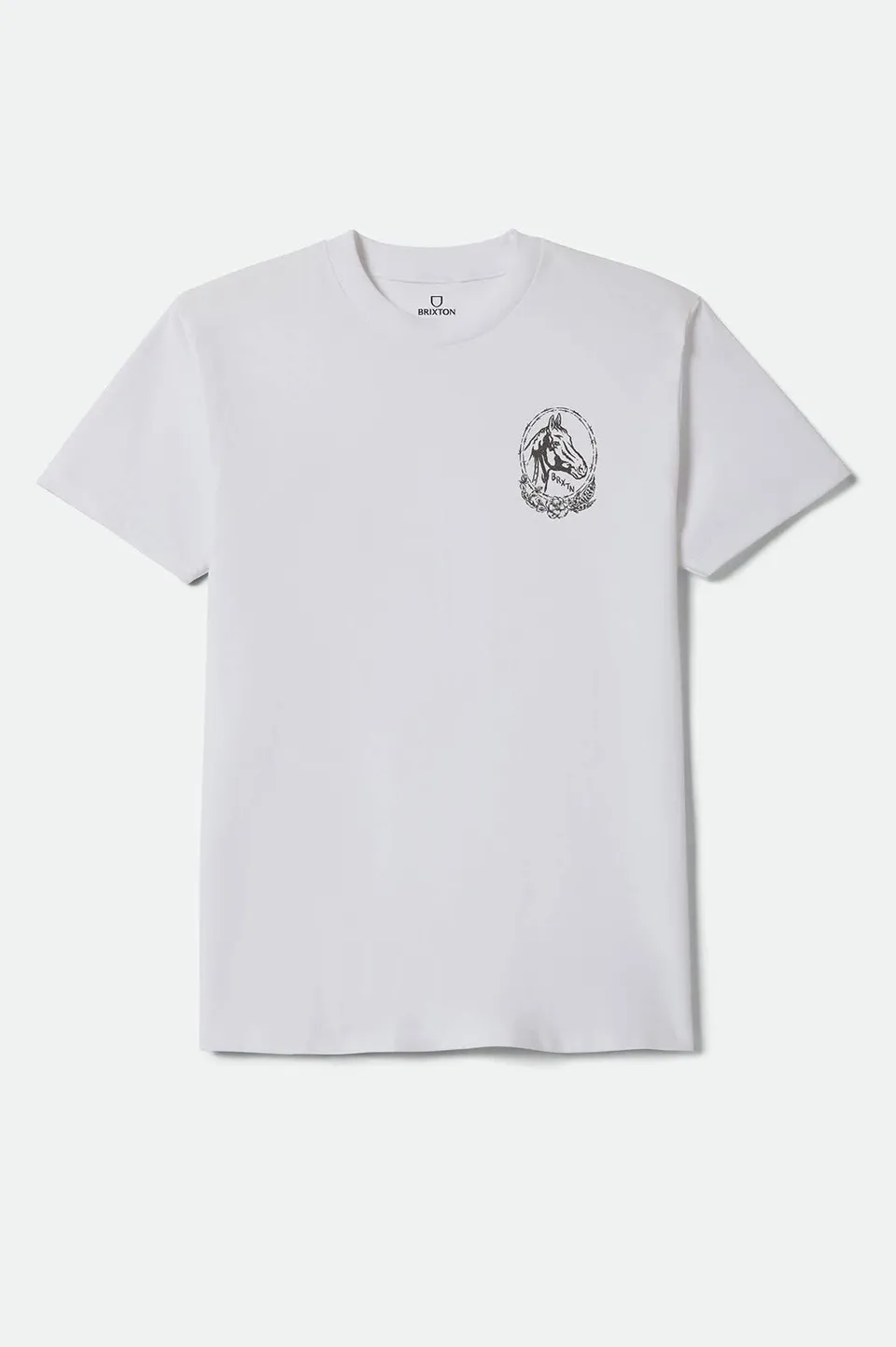brixton-marley-standard-t-shirt-herren-wei-baumwolle image 1
