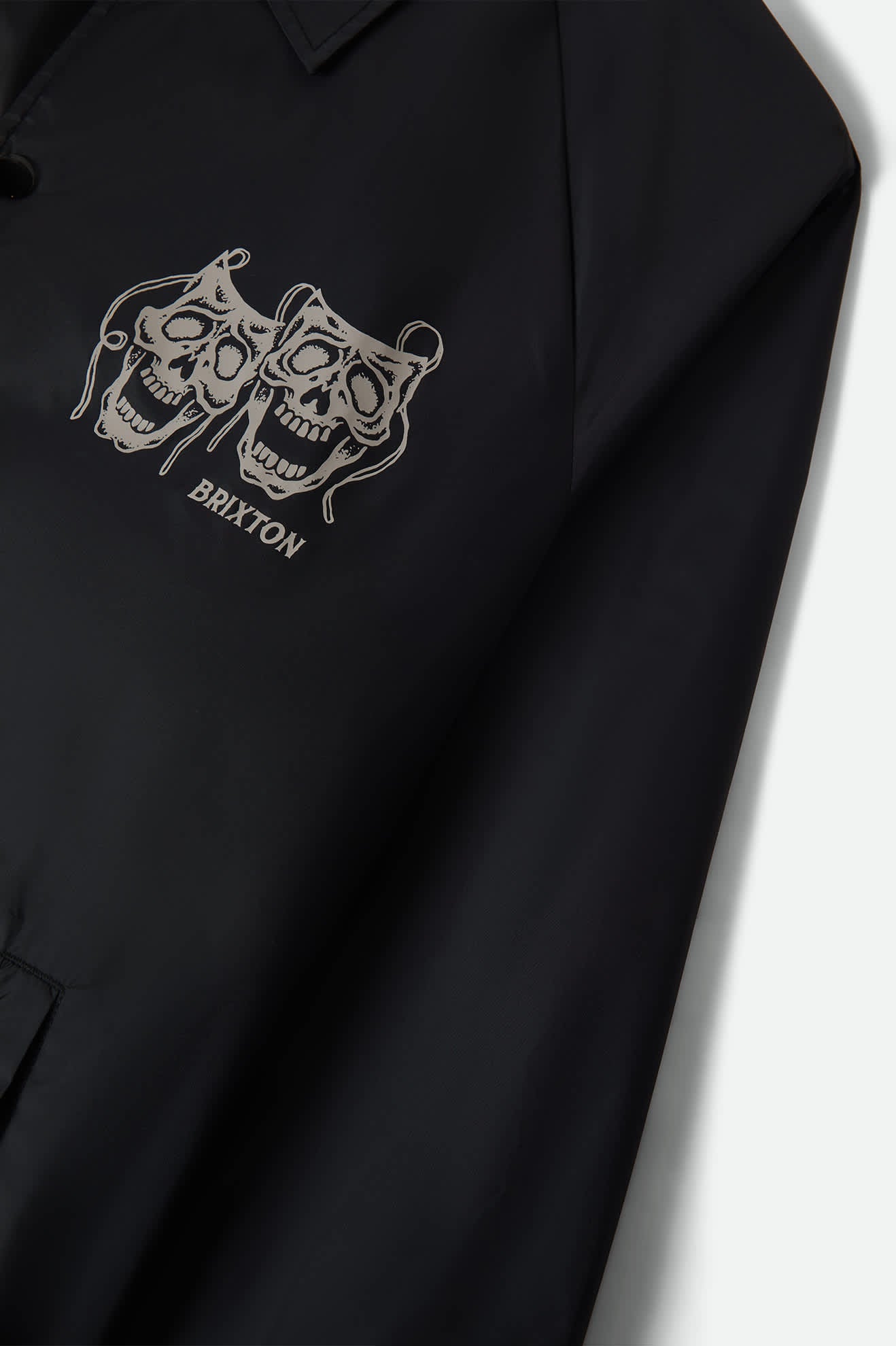brixton-watchman-lightweight-coaches-jacke-schwarz-leicht image 8