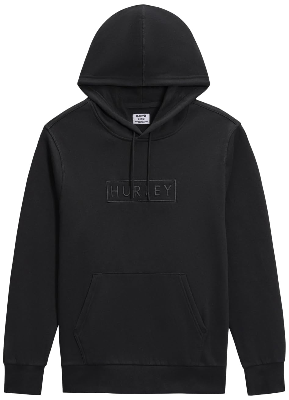hurley-boxed-logo-fleece-hoodie-herren-kapuzenpullover-gr-s image 4