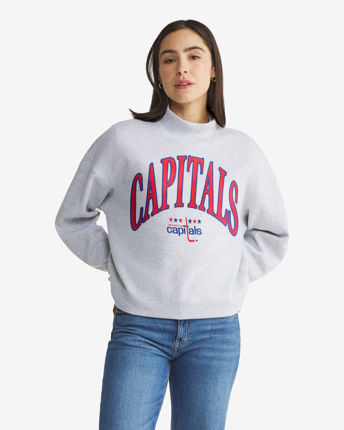 47-headline-crew-vantage-washington-capitals-sweatshirt-damen-grau image 1