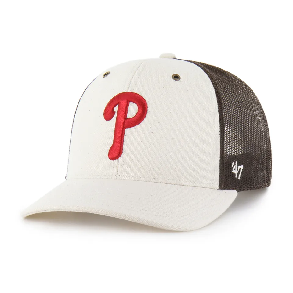 47-trucker-philadelphia-phillies-carhartt-cap-natural image 1