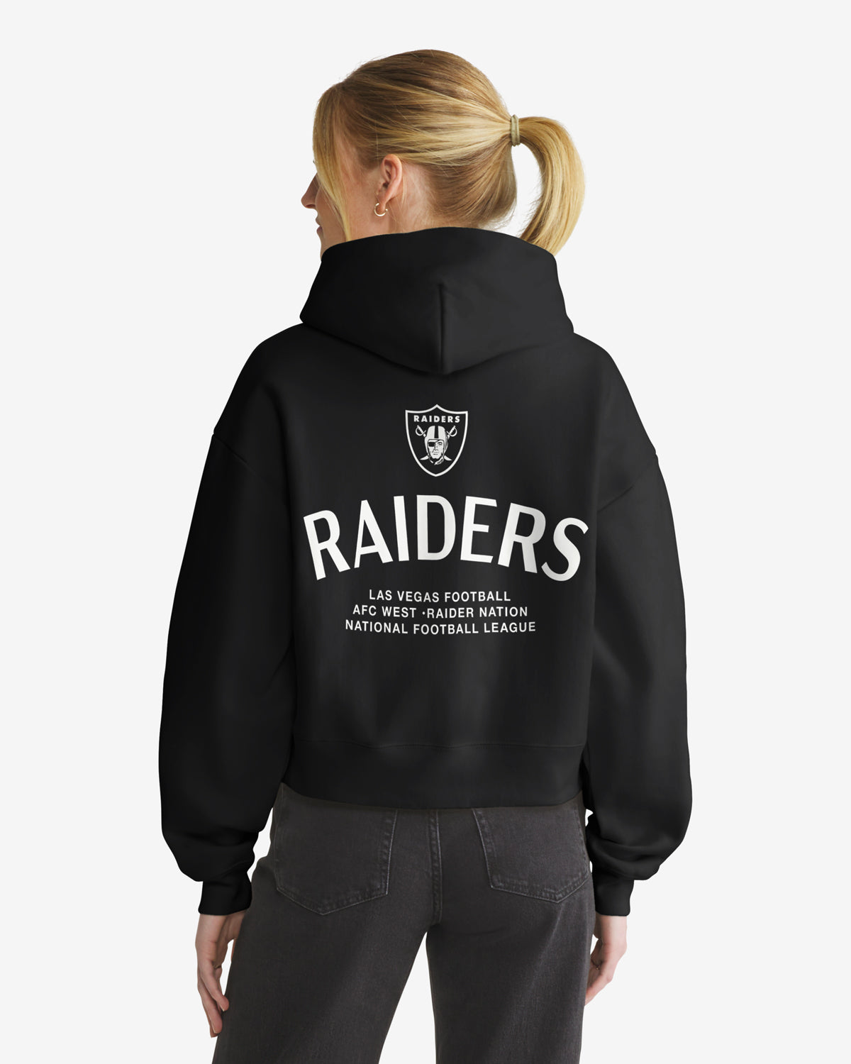 47-brand-las-vegas-raiders-hadrian-foundation-hoodie-damen-schwarz image 2