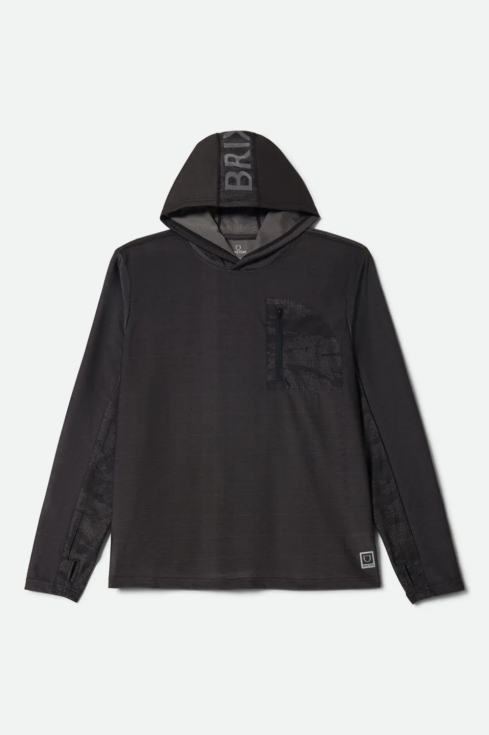 brixton-journey-sun-hoodie-langarm-black-mit-upf-schutz image 1