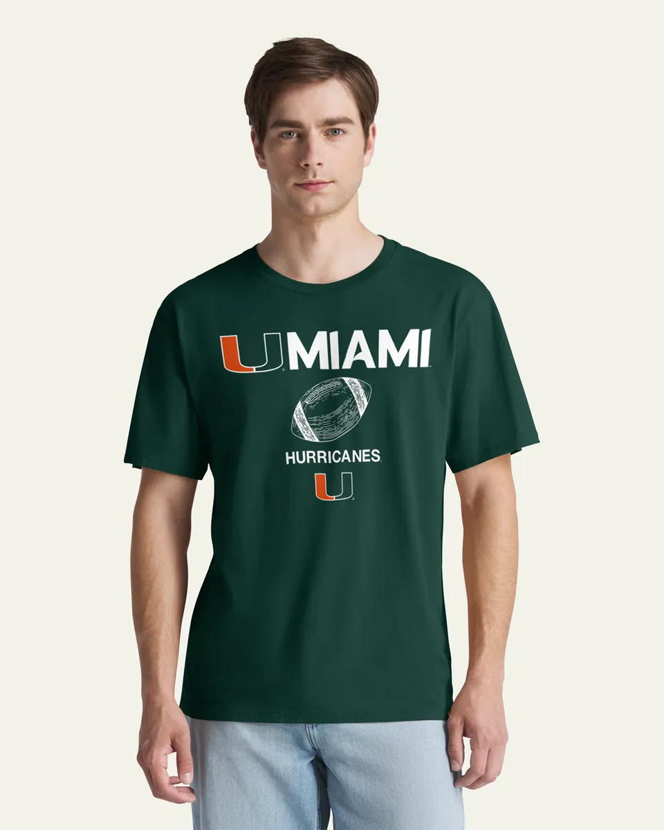 47-everyday-tee-miami-hurricanes-herren-t-shirt-dunkelgr-n image 1