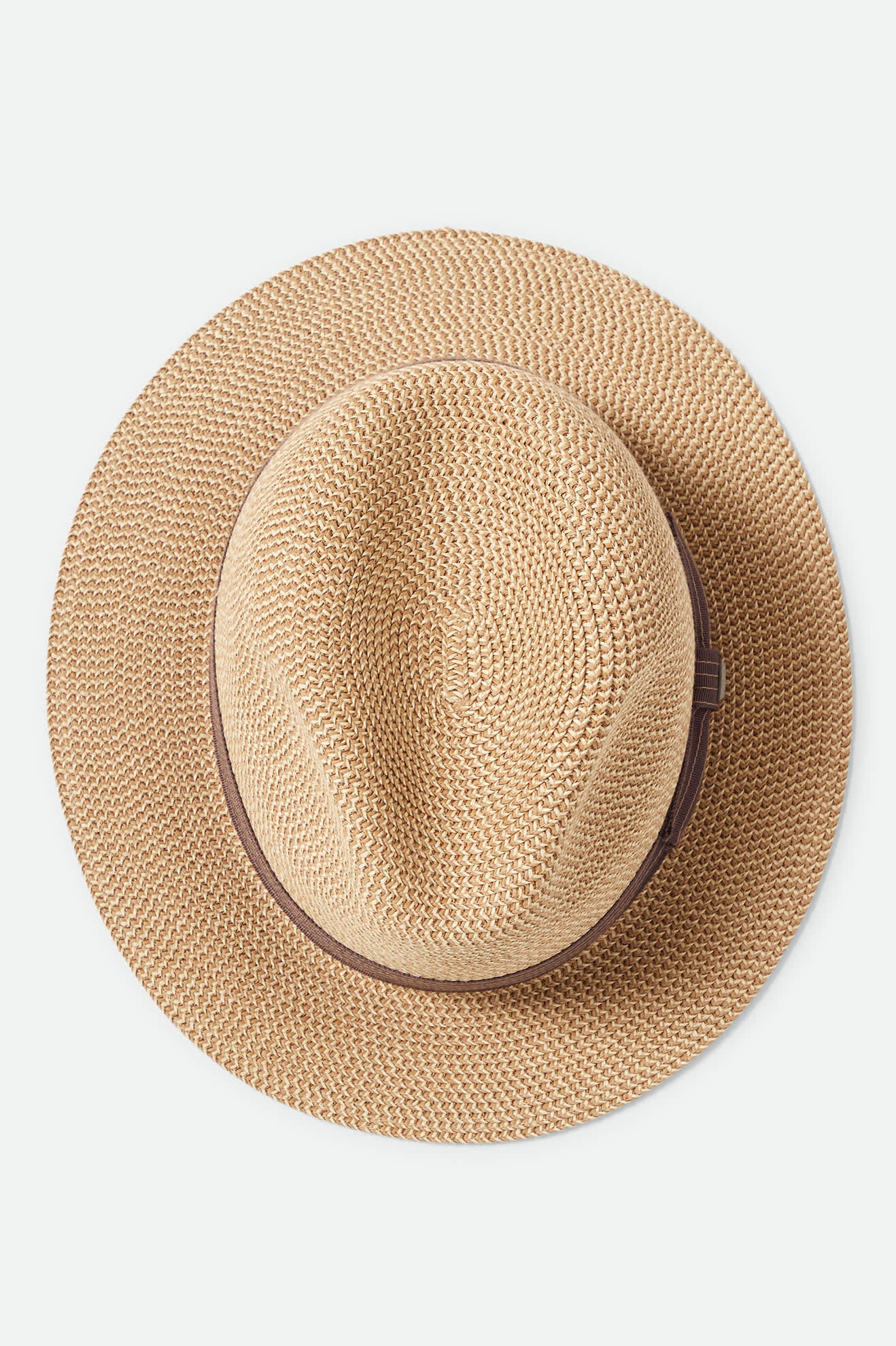 brixton-roma-fedora-strohhut-braun-packable image 8