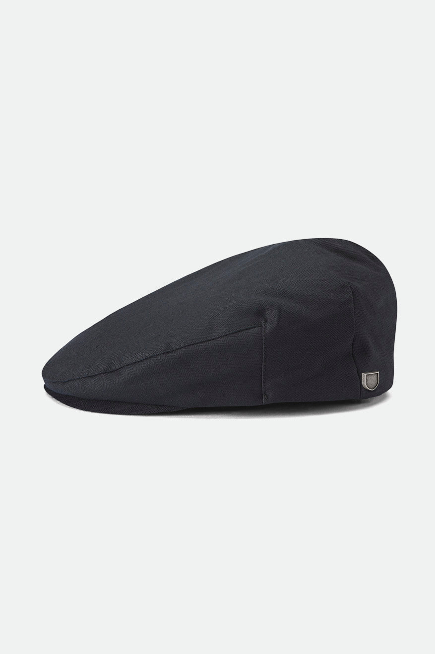brixton-hooligan-flat-cap-black-schieberm-tze-snap-schwarz image 1