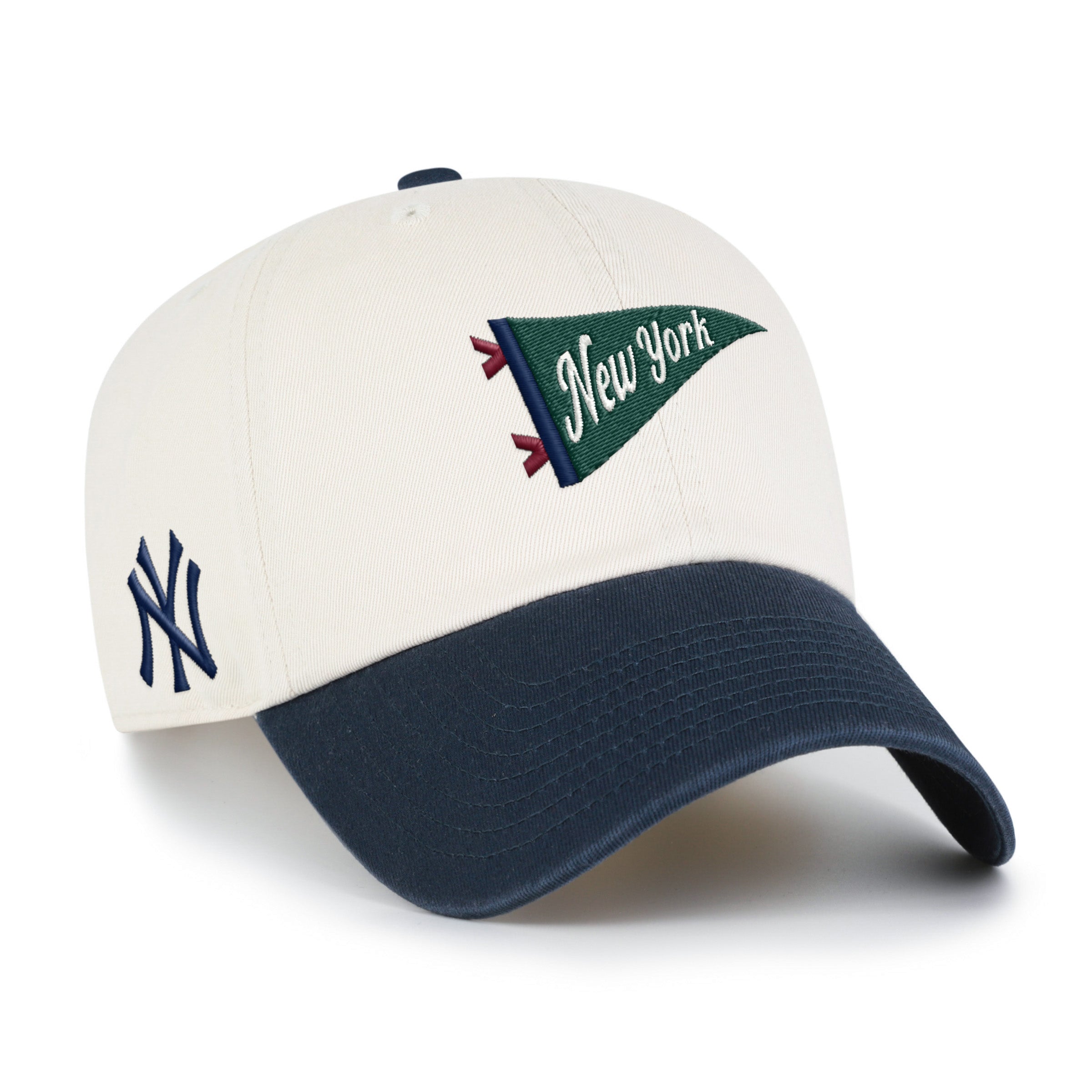 47-brand-clean-up-pennant-city-cap-yankees-sandstone-strapback image 1