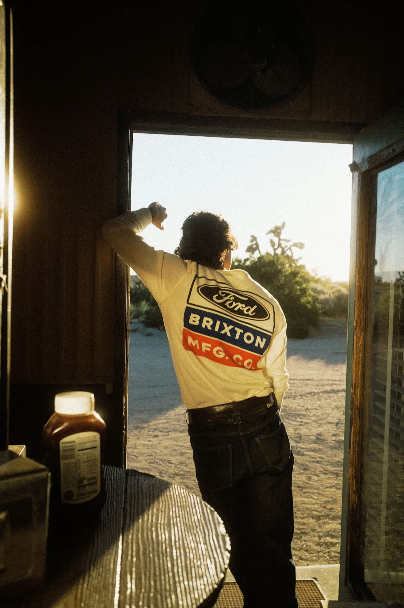 brixton-ford-service-waffle-shirt-wimbledon-white-herren image 7