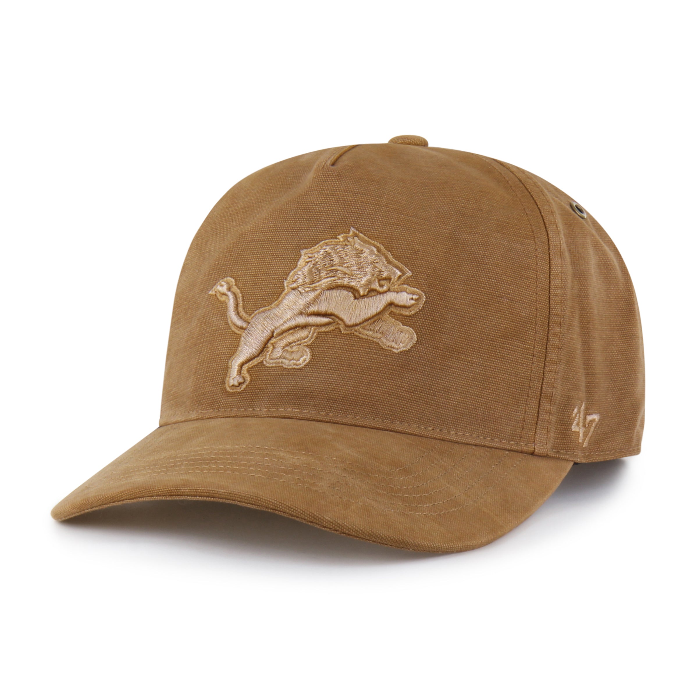 47-hitch-detroit-lions-cap-carhartt-brown-snapback image 4