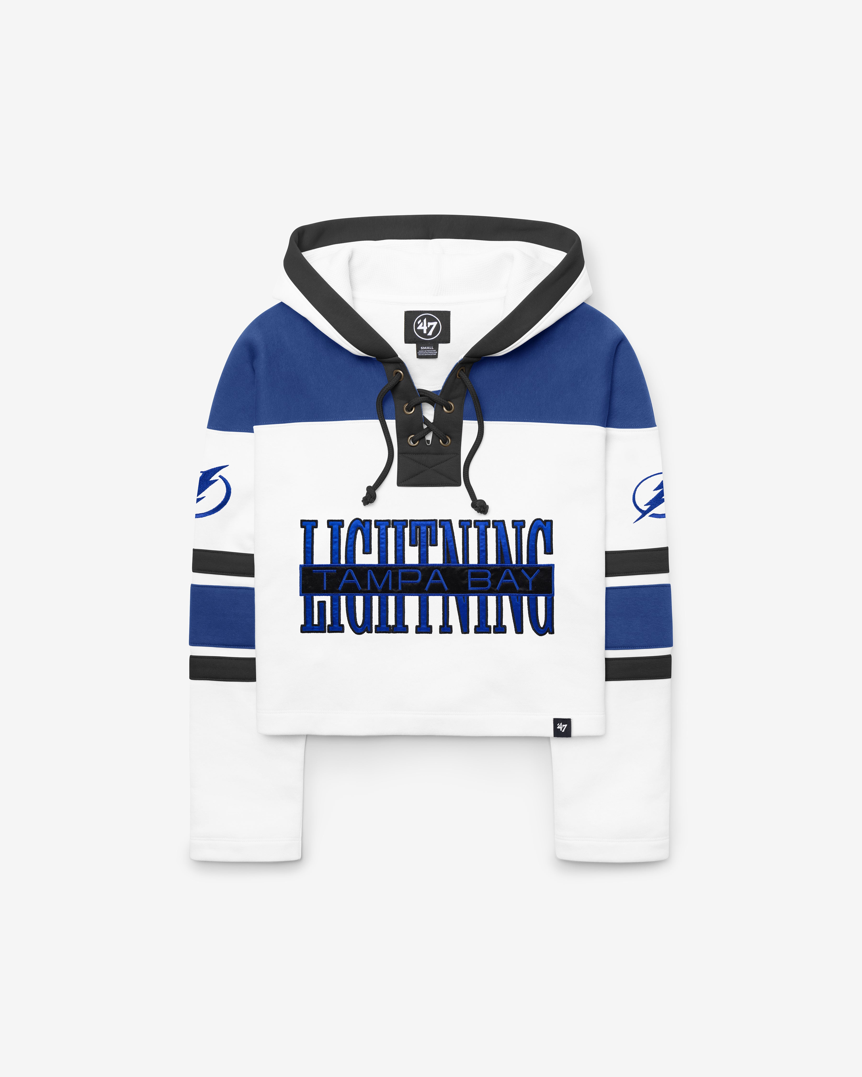 47-lacer-tampa-bay-lightning-hoodie-damen-white-wash image 1