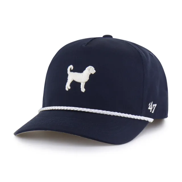 47-hitch-goldendoodle-cap-navy-snapback-hundemotiv image 1