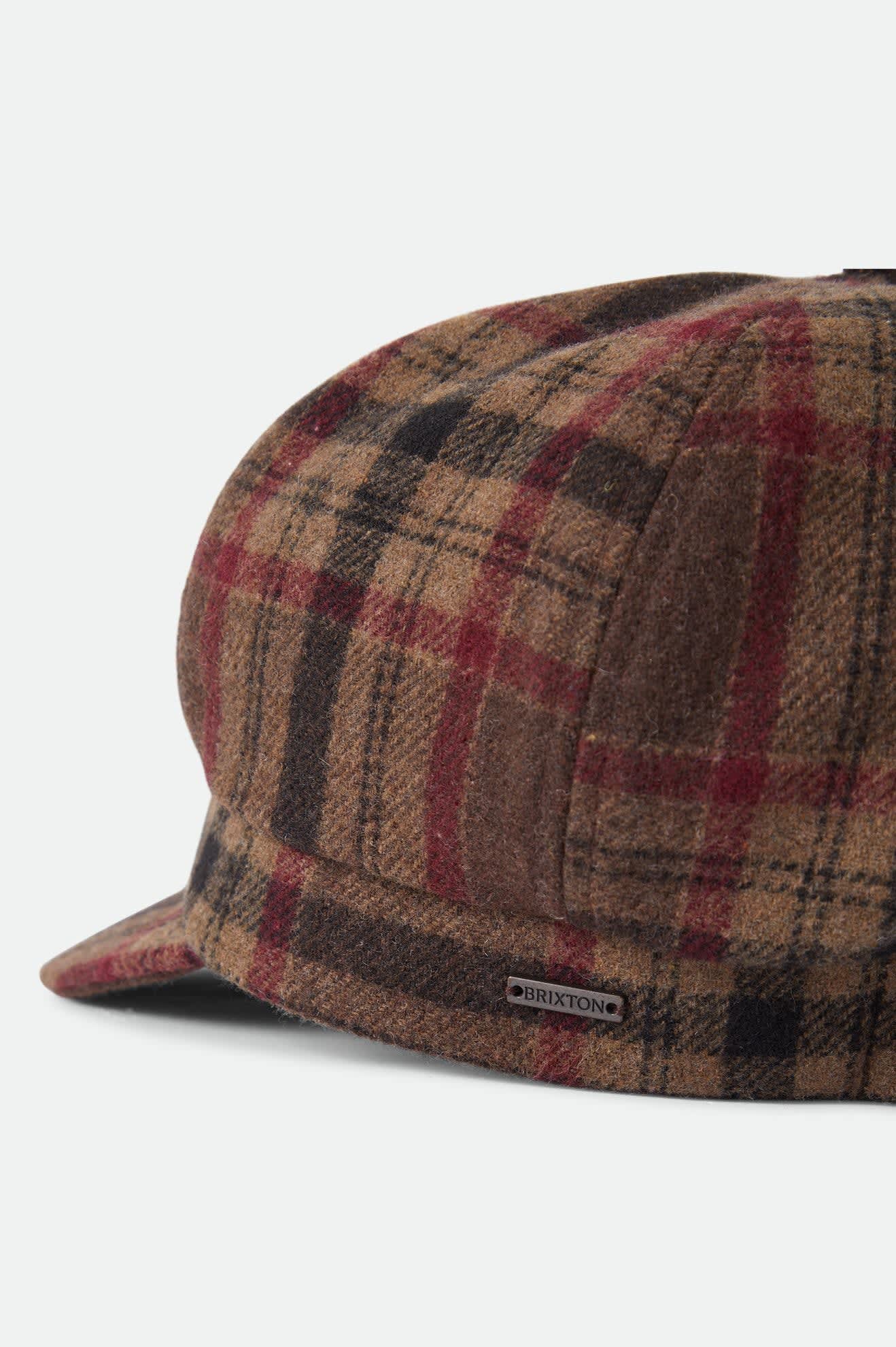 brixton-bailey-cap-sand-red-brown-baumwolle-m-l image 7
