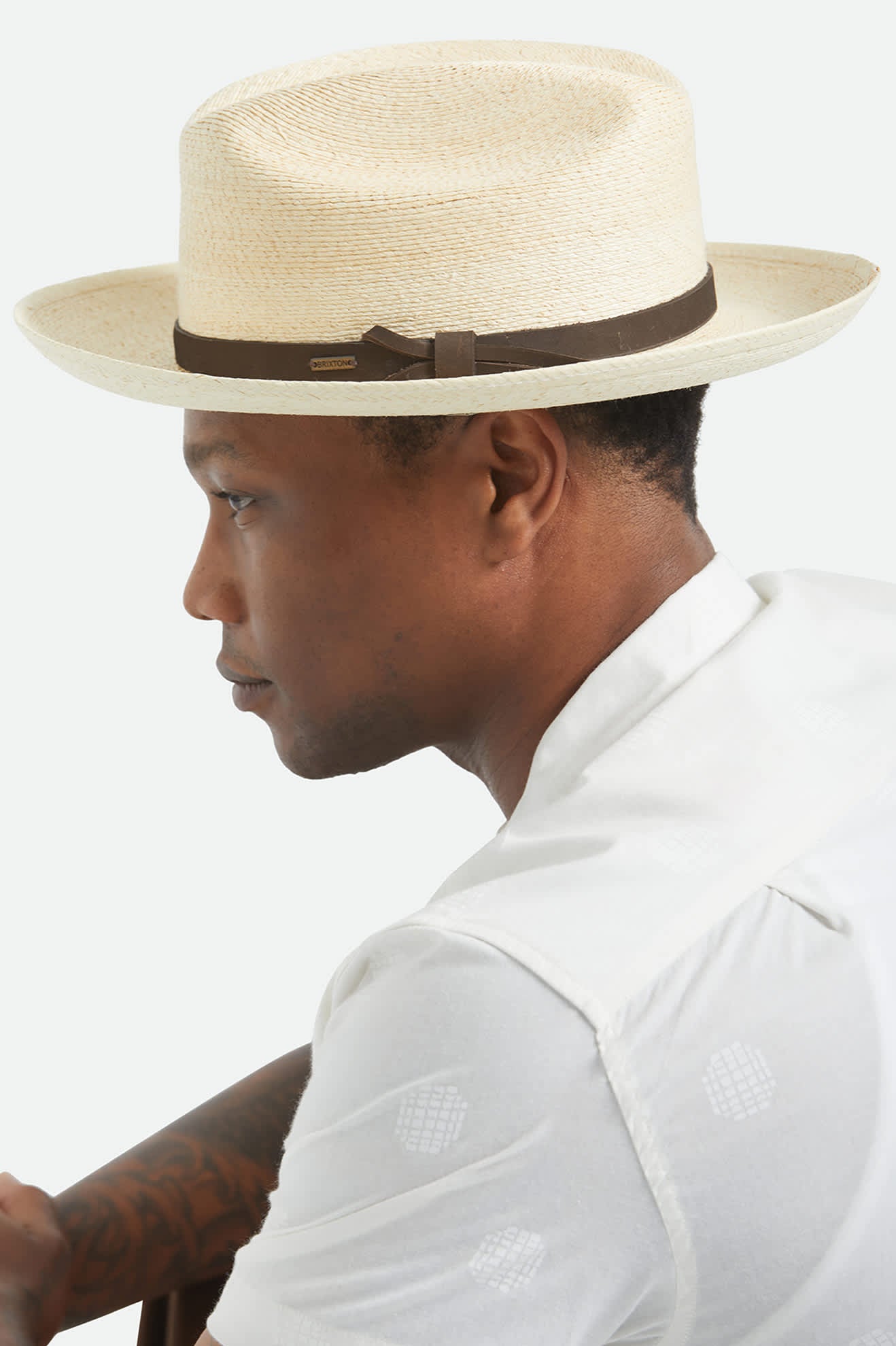brixton-hitch-straw-ranch-fedora-strohhut-bone image 3