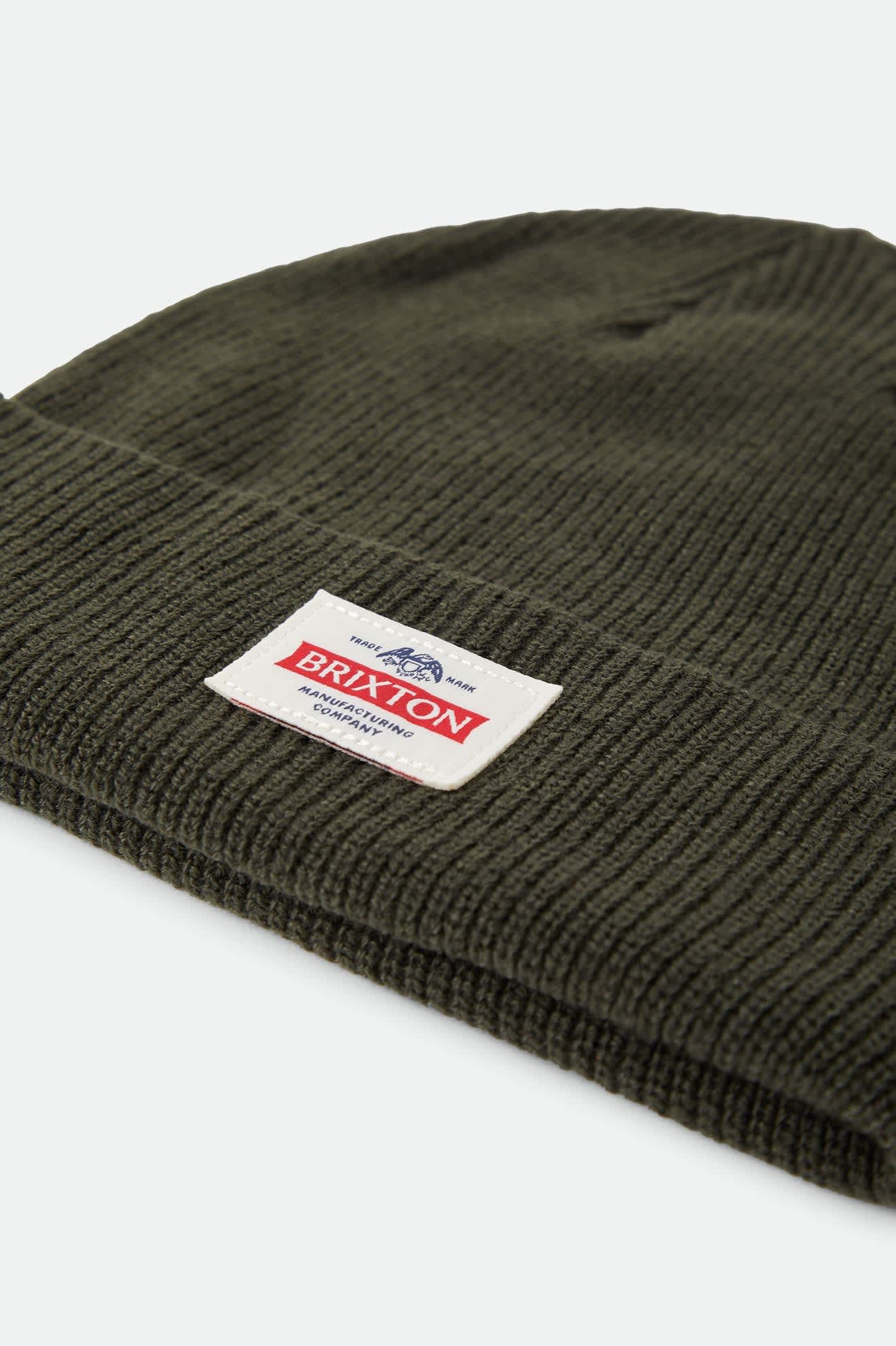 brixton-trademark-beanie-m-tze-dark-olive-recycling image 5