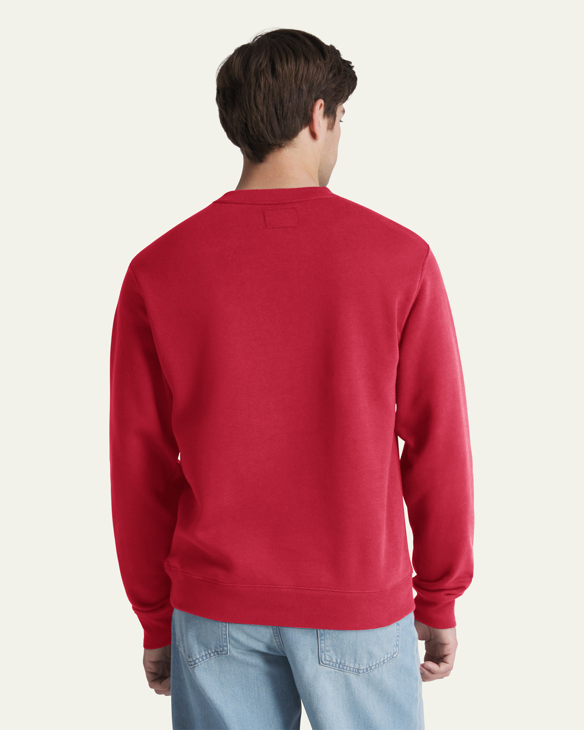 47-headline-crew-basics-sweatshirt-rot-herren-uni image 2