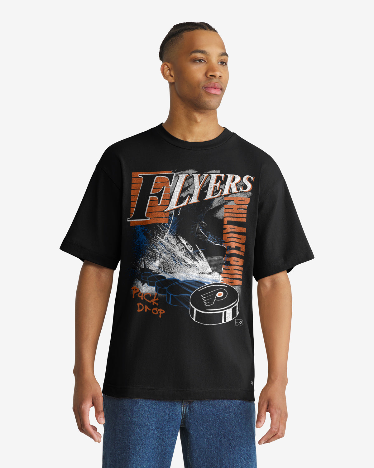 47-foundation-tee-philadelphia-flyers-fresh-ice-t-shirt-schwarz image 1