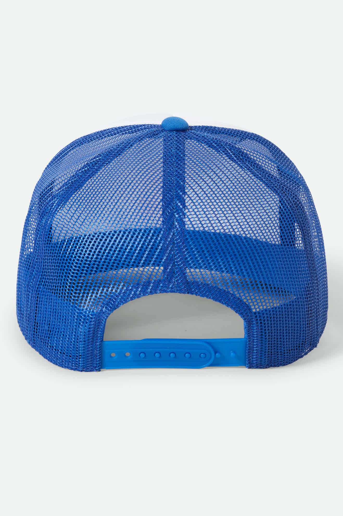 brixton-garnet-trucker-cap-blau-wei-netz image 2