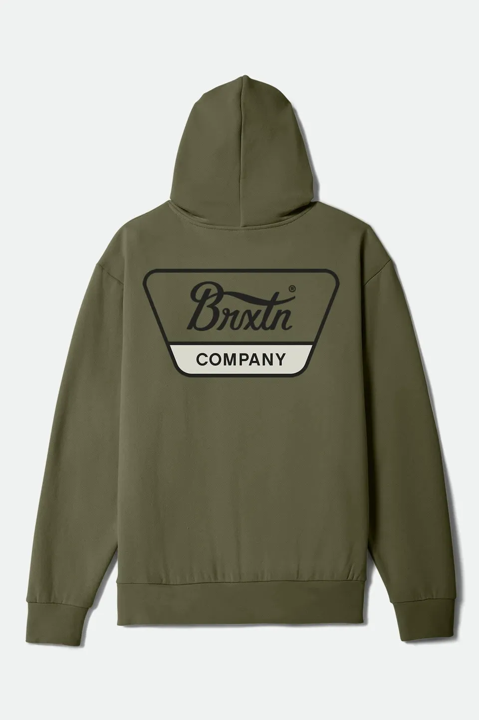 brixton-linwood-hoodie-army-black-kapuzenpulli image 1