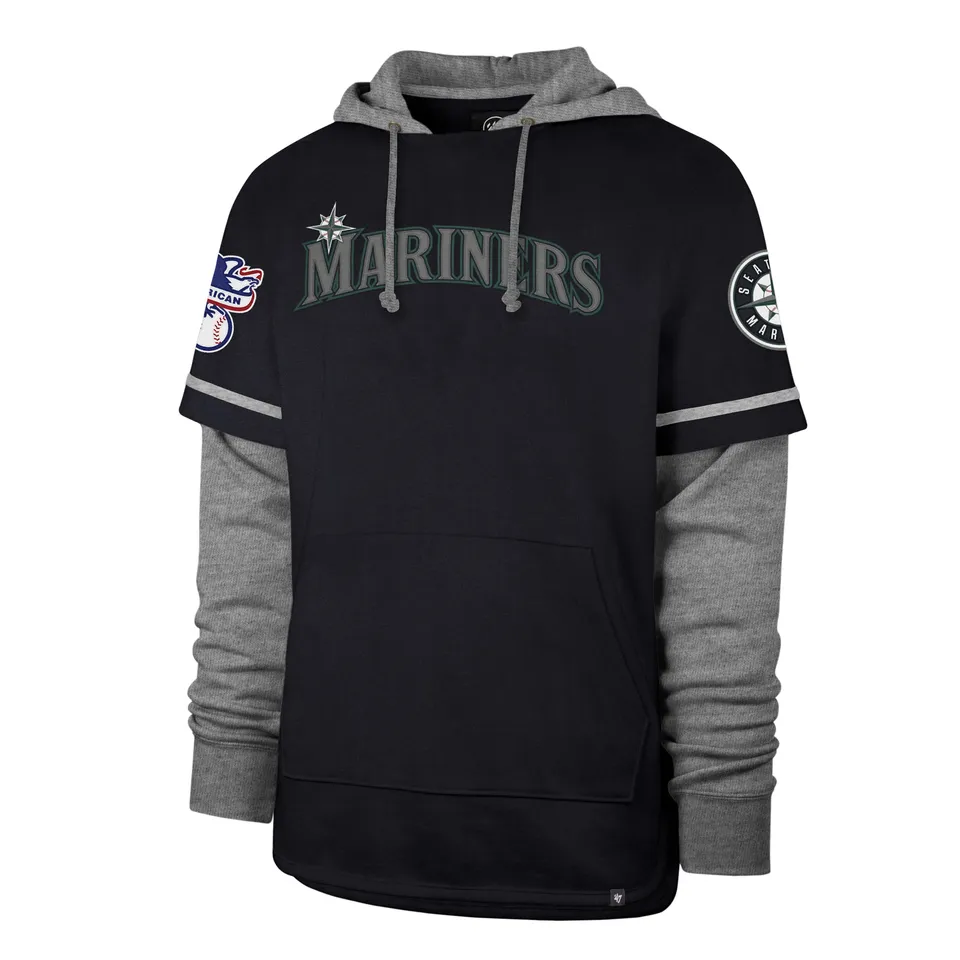 47-brand-seattle-mariners-trifecta-shortstop-hoodie-navy image 1
