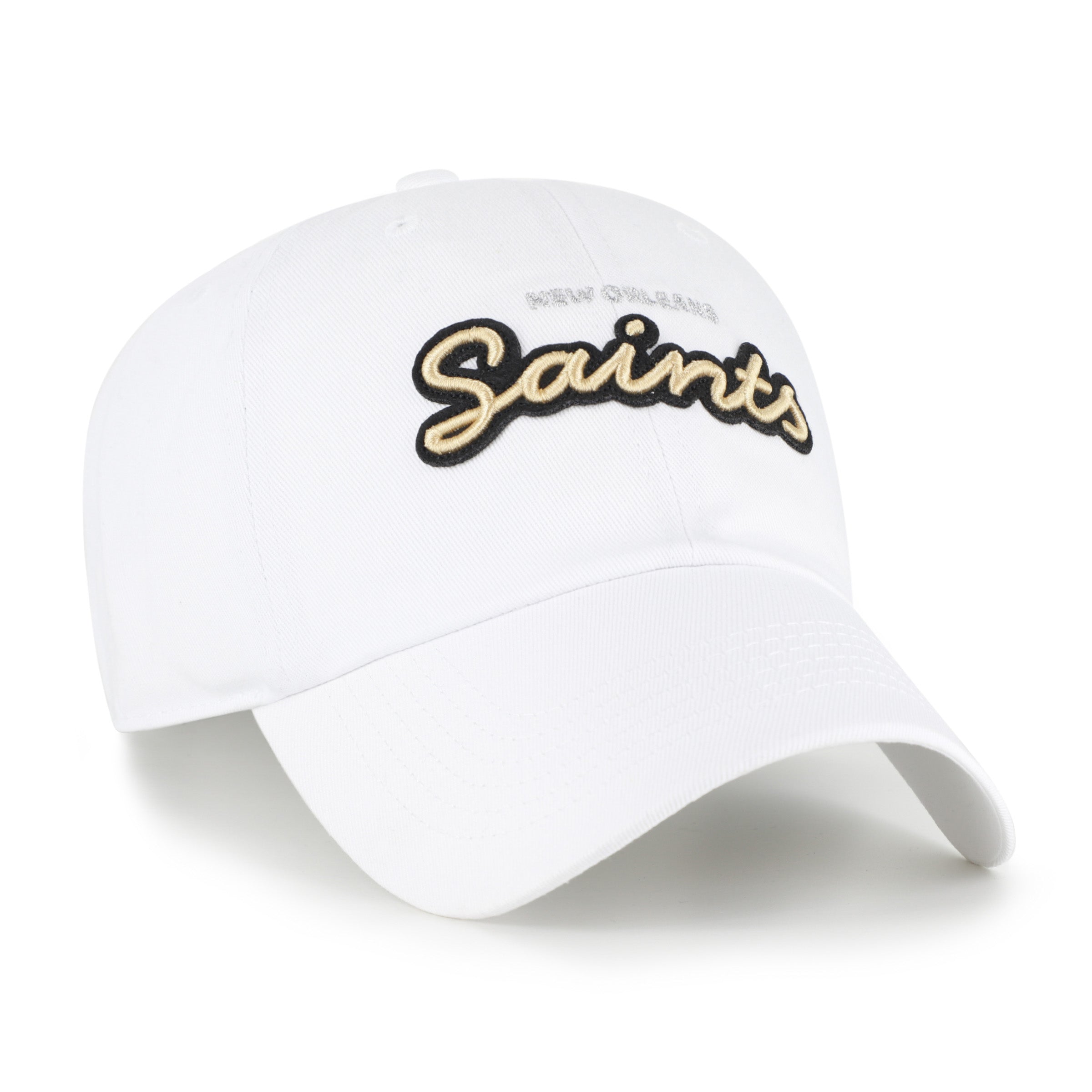 47-clean-up-new-orleans-saints-trendy-script-cap-wei-damen image 3