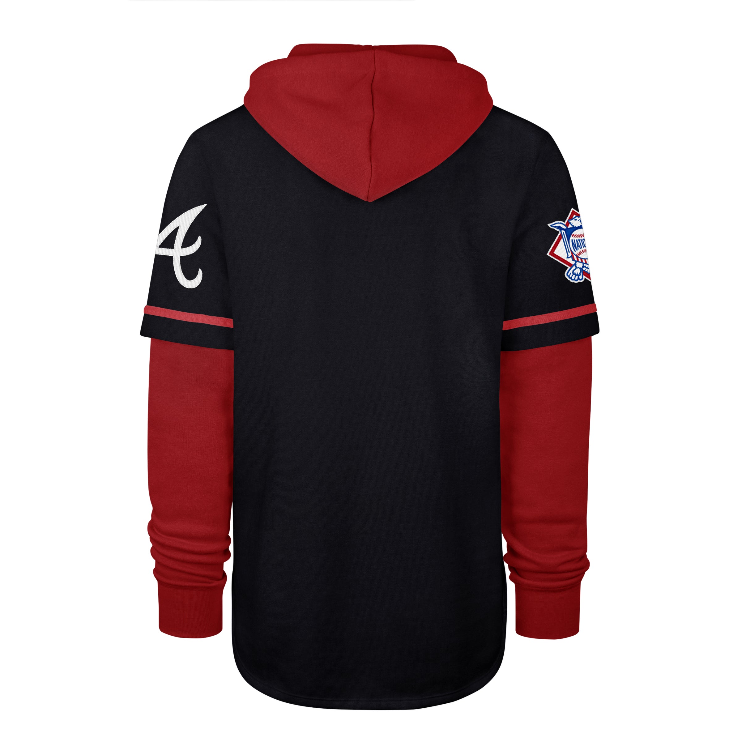 47-shortstop-atlanta-braves-kapuzenpullover-fall-navy-fleece image 2