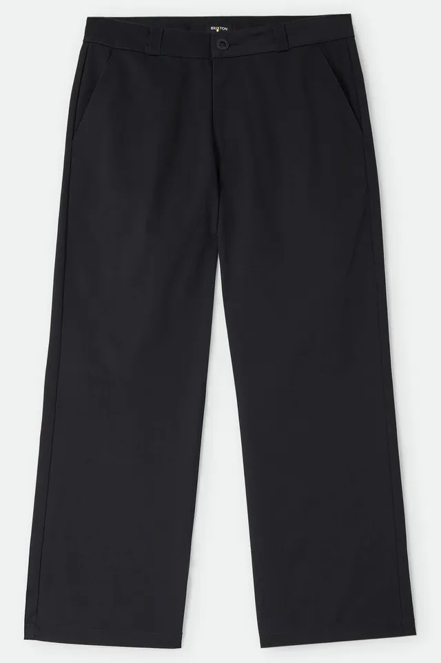 brixton-trademark-chino-pant-chinohose-schwarz-relaxed image 1