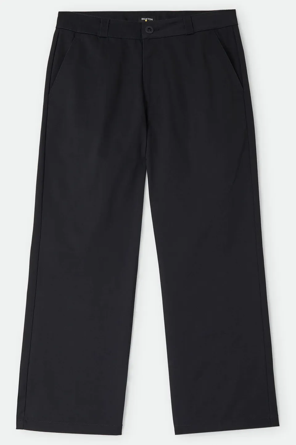 brixton-trademark-chino-pant-chinohose-schwarz-relaxed image 1