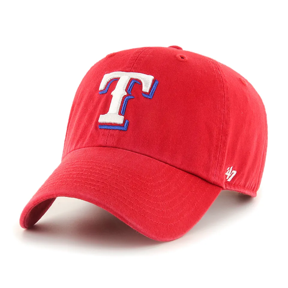 47-clean-up-texas-rangers-cap-rot-osf-baumwolle image 1