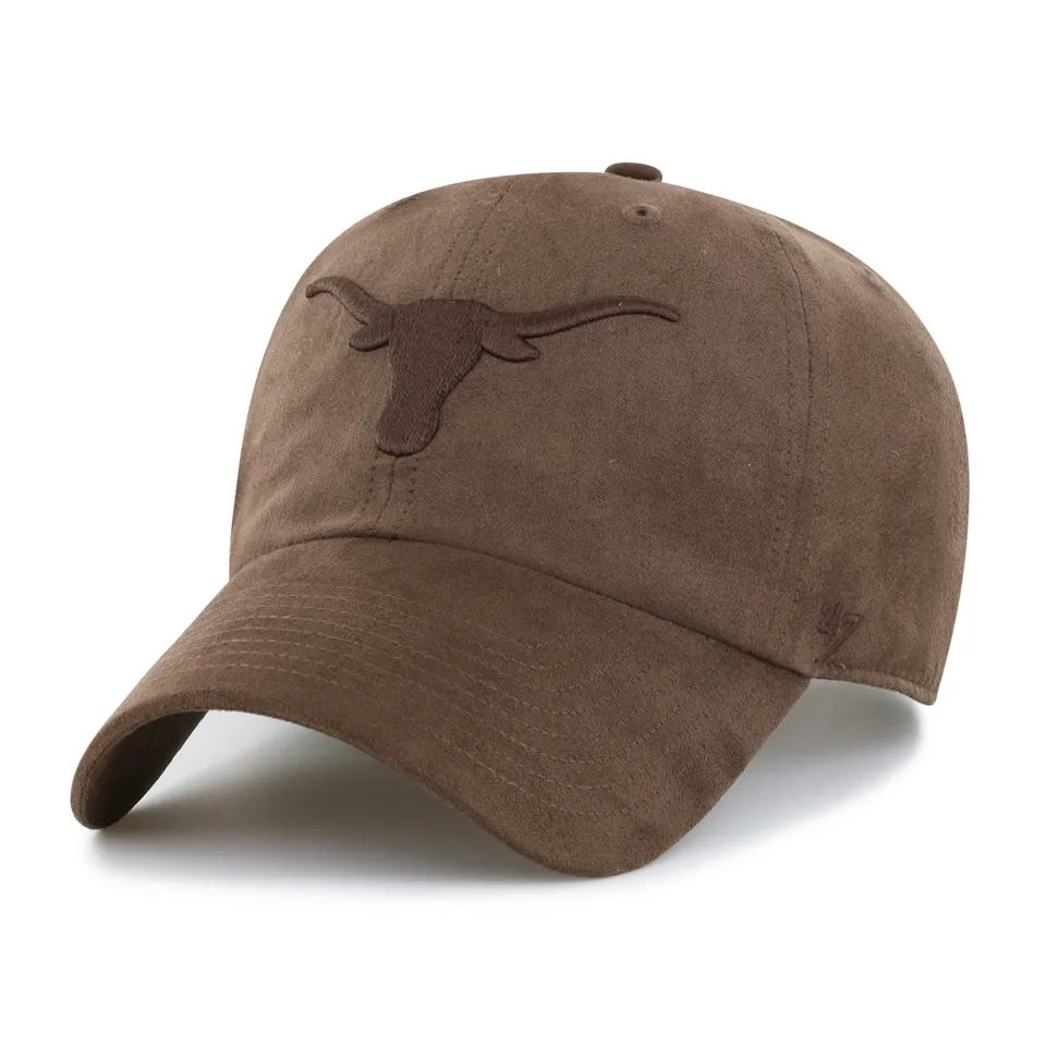 47-clean-up-texas-longhorns-ballpark-suede-cap-brown image 1