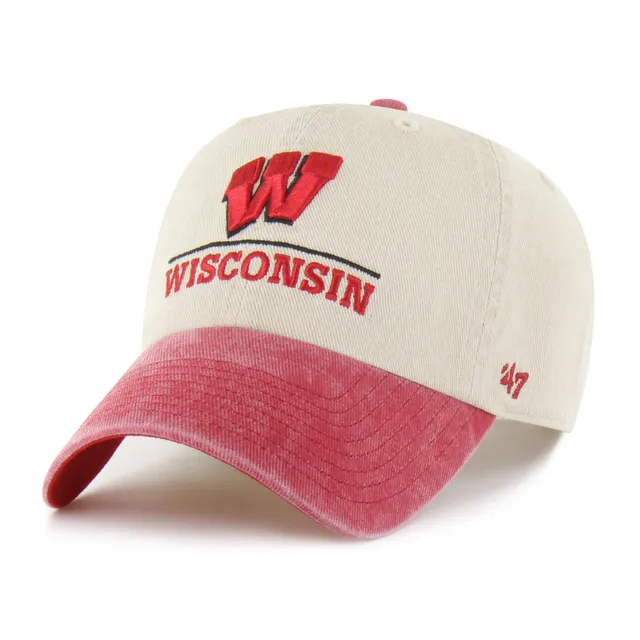 47-clean-up-wisconsin-badgers-two-tone-cap-mojave image 1