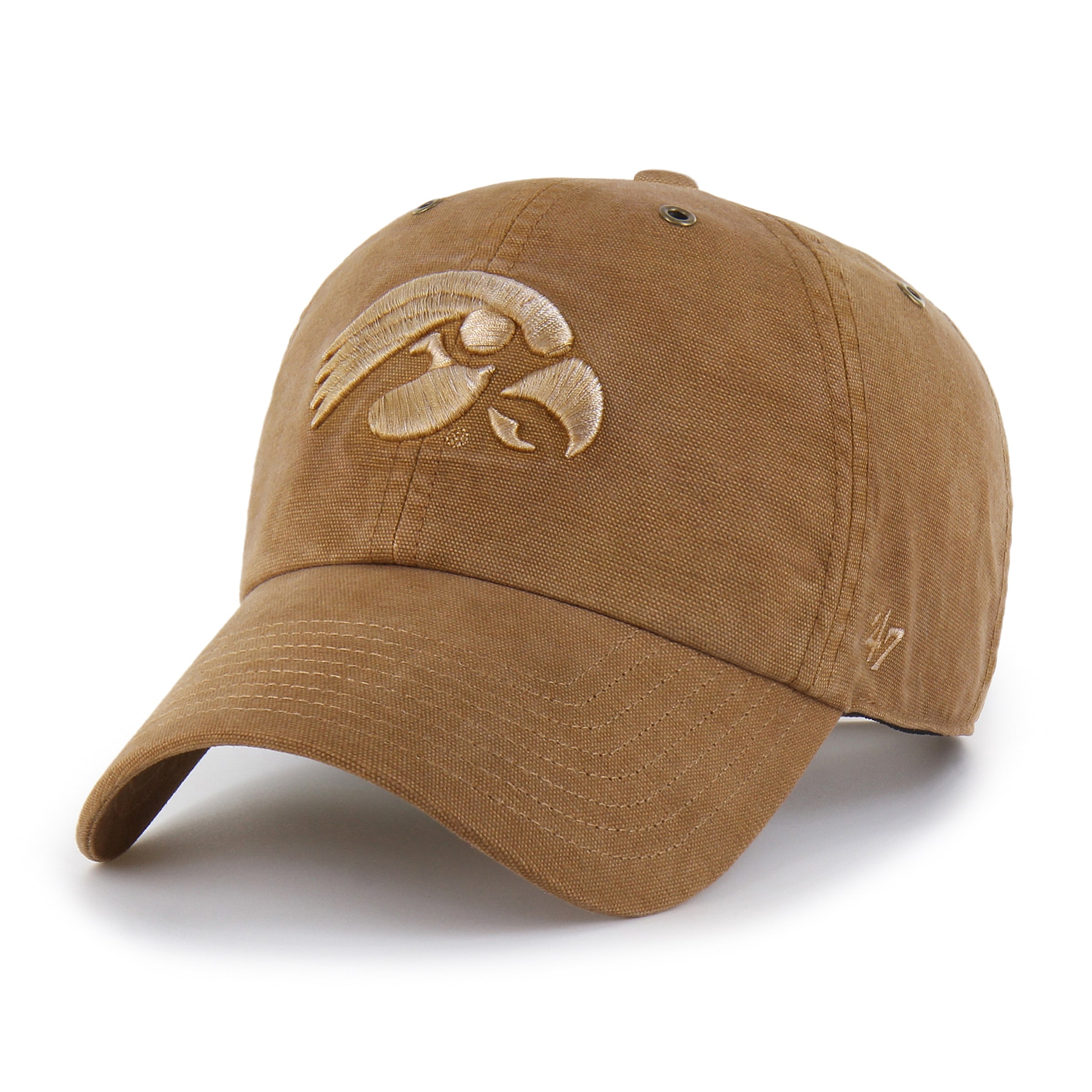 47-clean-up-iowa-hawkeyes-cap-braun-carhartt-canvas image 4