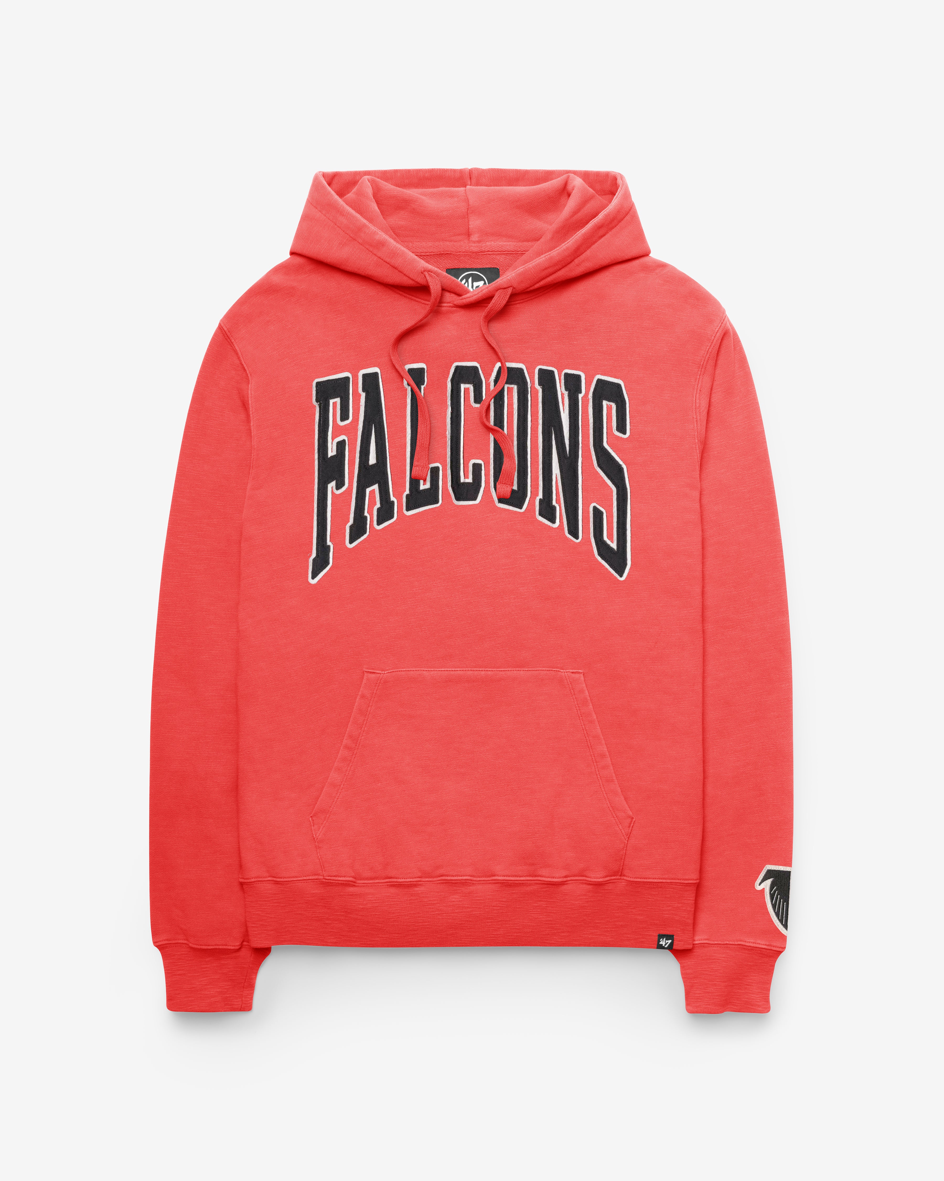 47-brand-headline-crew-falcons-hoodie-light-habanero image 1