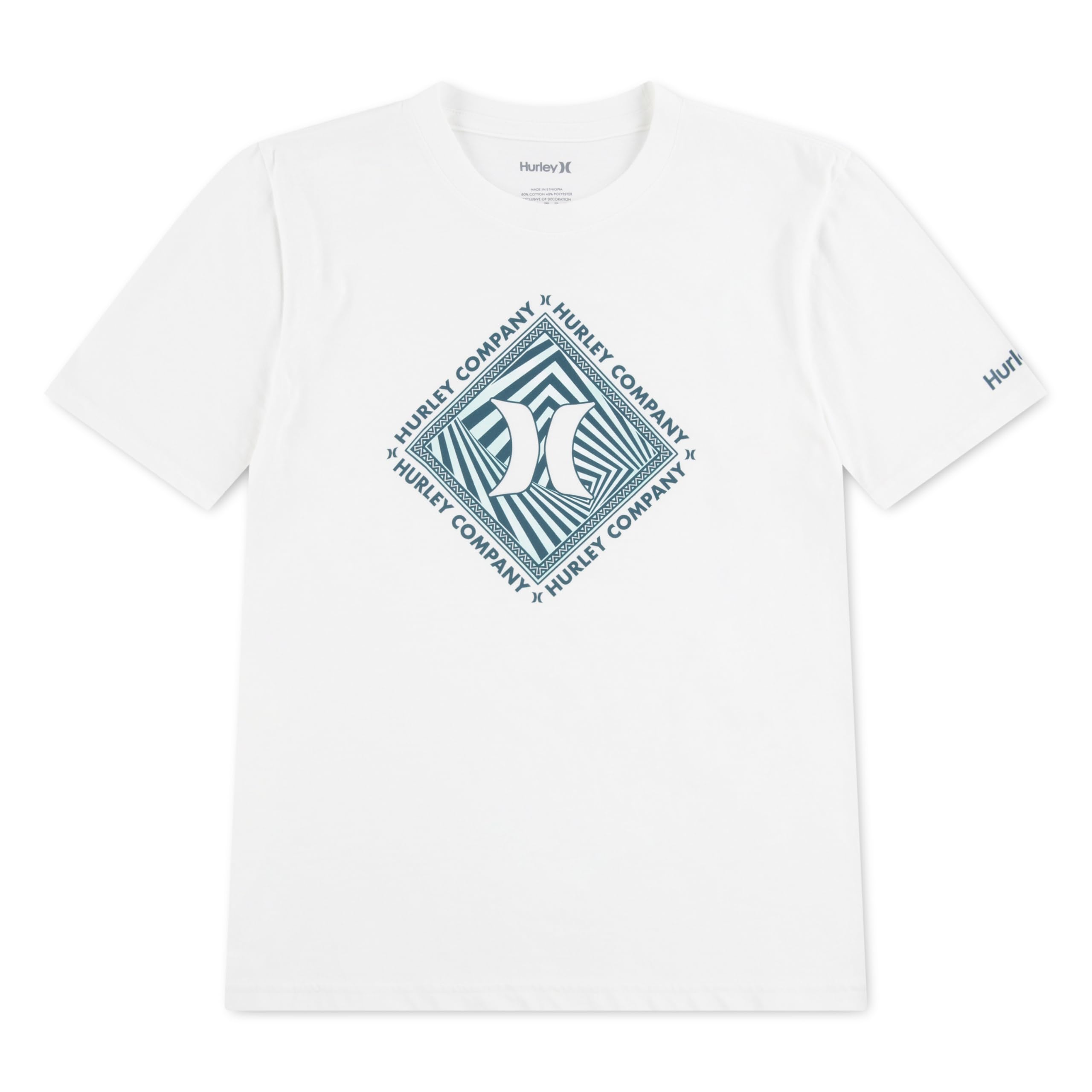 hurley-89057-grafik-t-shirt-jungen-gr-8-10-jahre-kurzarm image 1