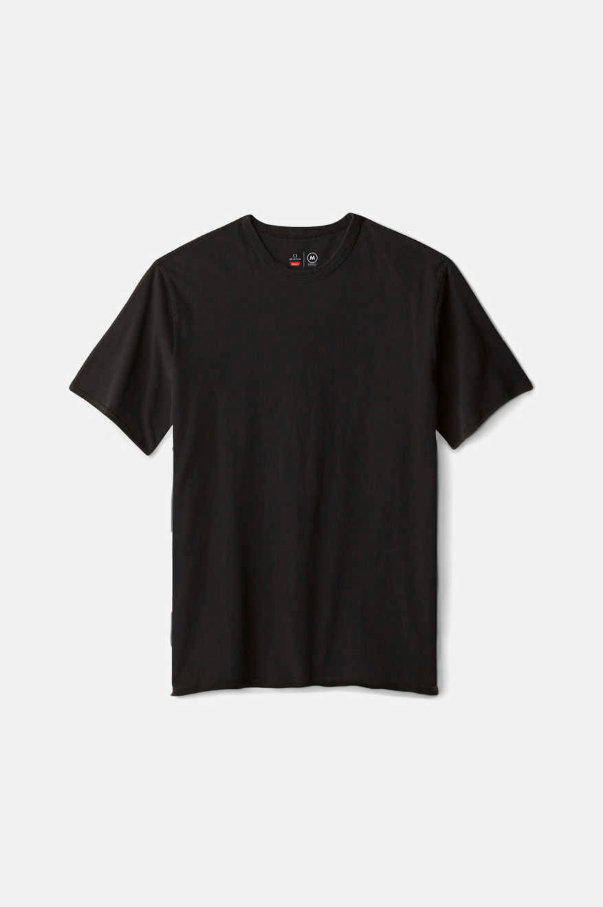 brixton-premium-cotton-t-shirt-schwarz-tailored-fit image 1