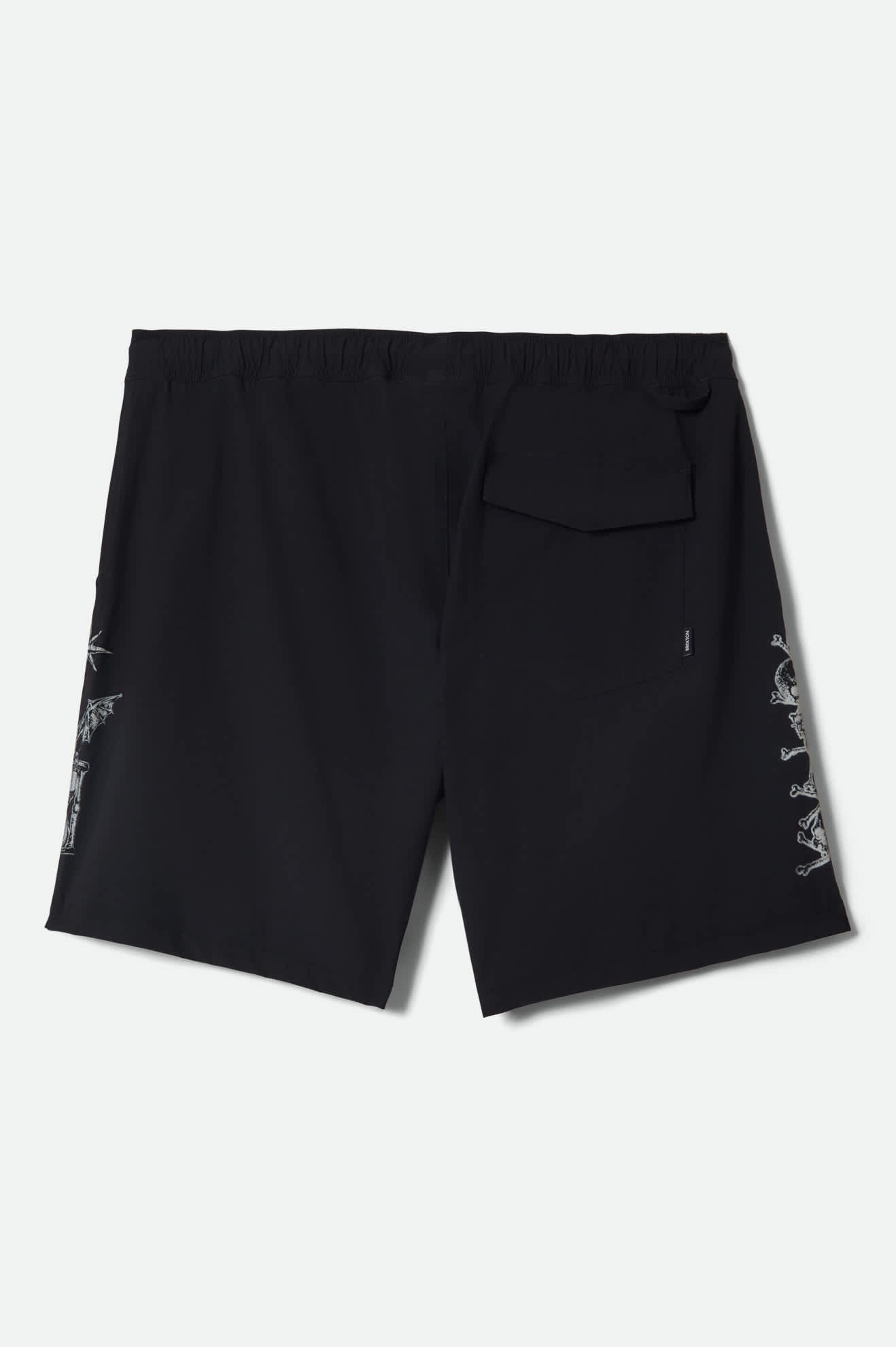 brixton-everyday-stretch-hybrid-7-shorts-schwarz-wei image 7