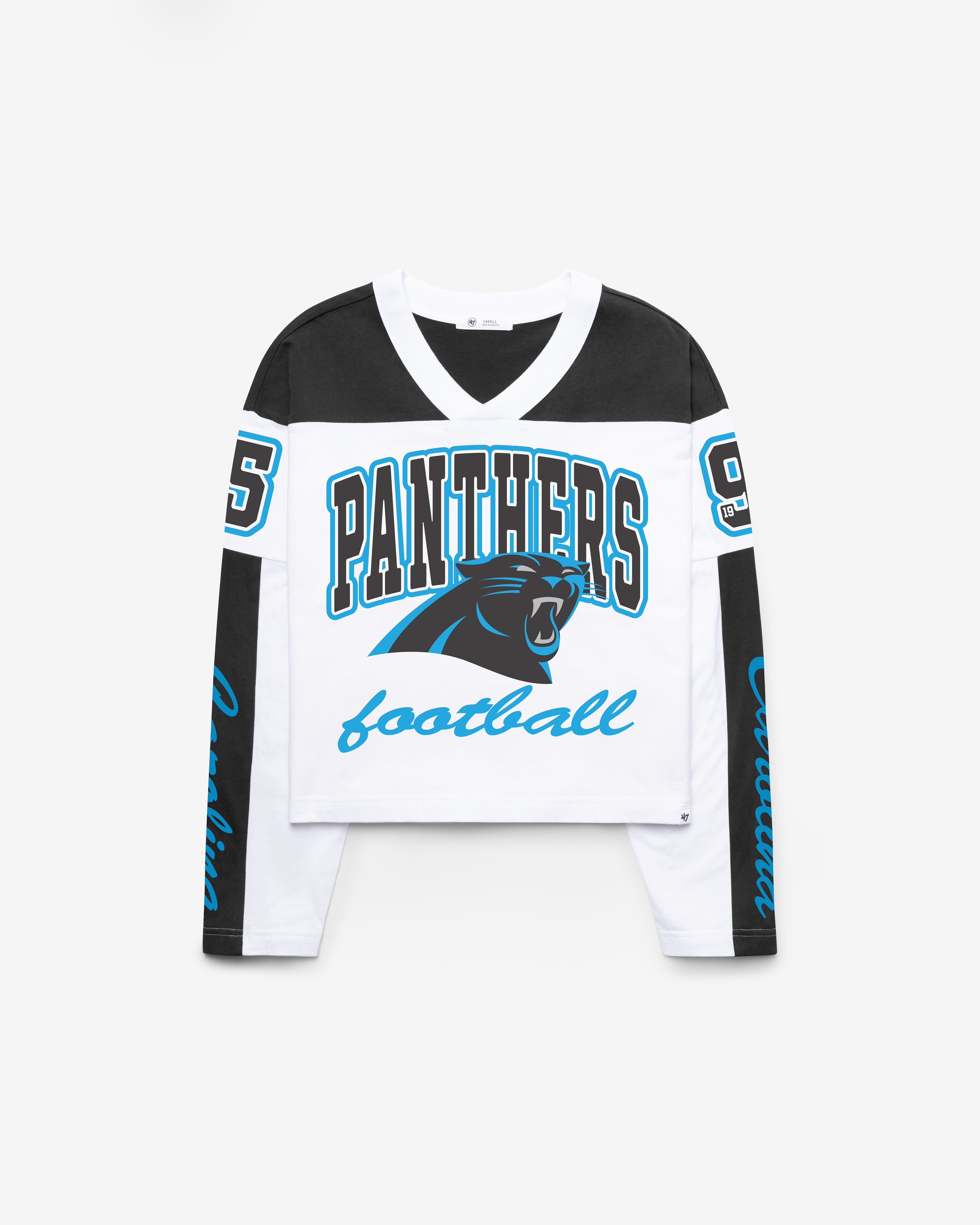 47-brand-foundation-tee-carolina-panthers-t-shirt-wei-damen image 1