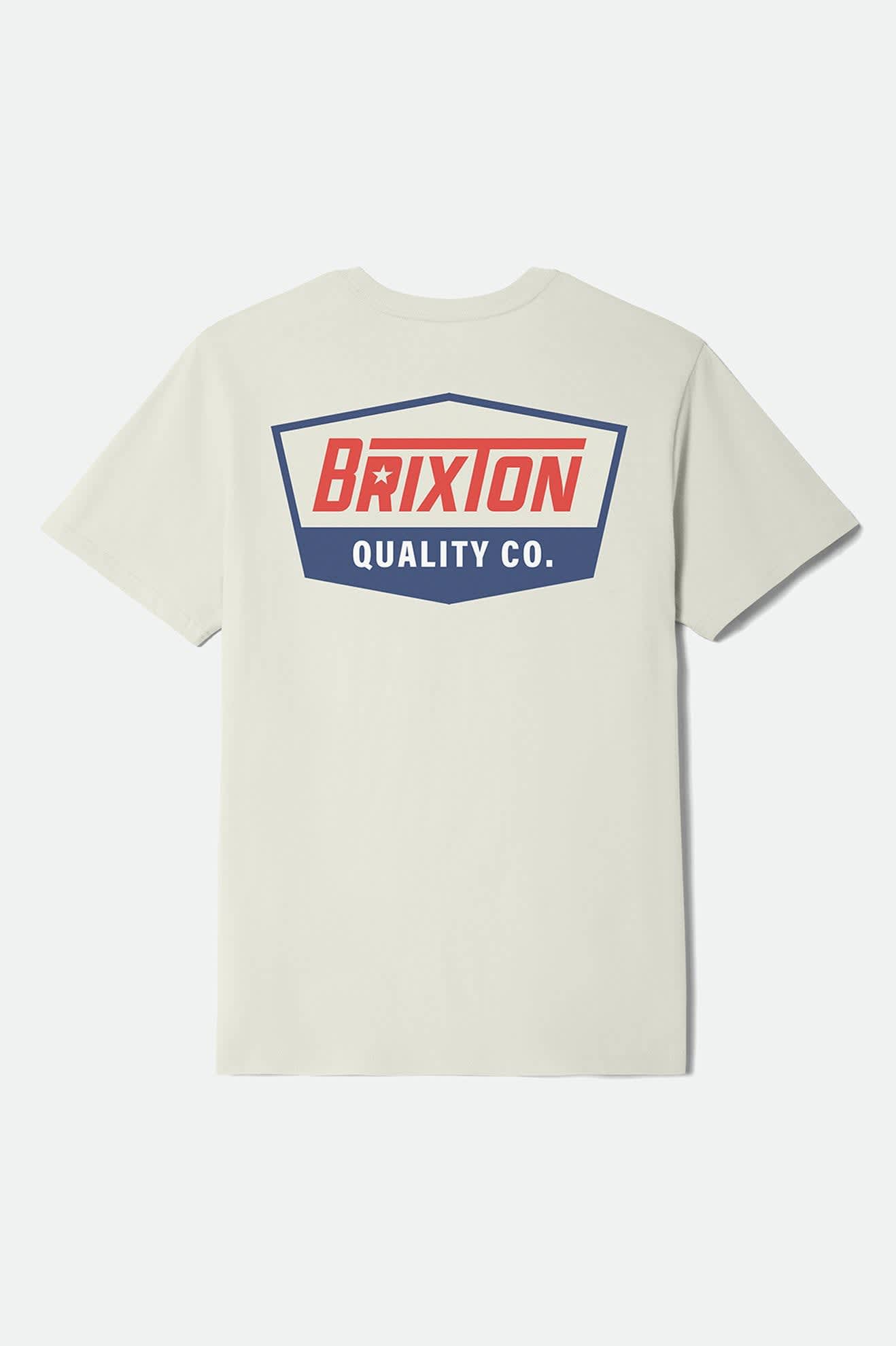 brixton-regal-star-t-shirt-herren-creme-navy-rot image 6
