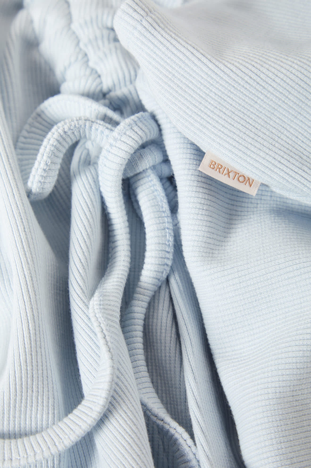 brixton-ribbed-cinch-mini-kleid-blue-aura-baumwolle image 6