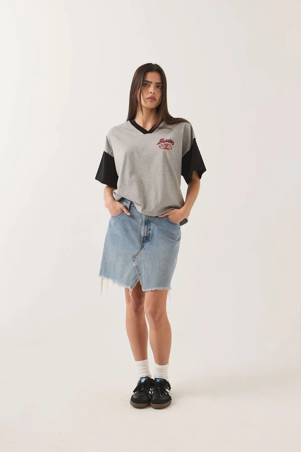brixton-winners-circle-boxy-t-shirt-heather-grey image 1