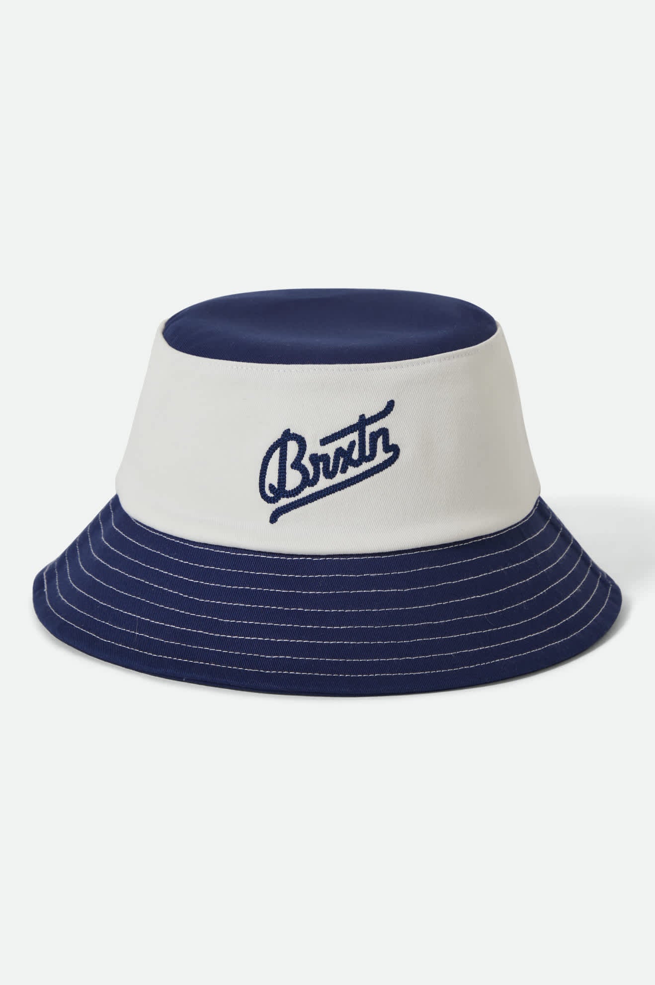 brixton-eldon-bucket-hat-midnight-blue-off-white image 2
