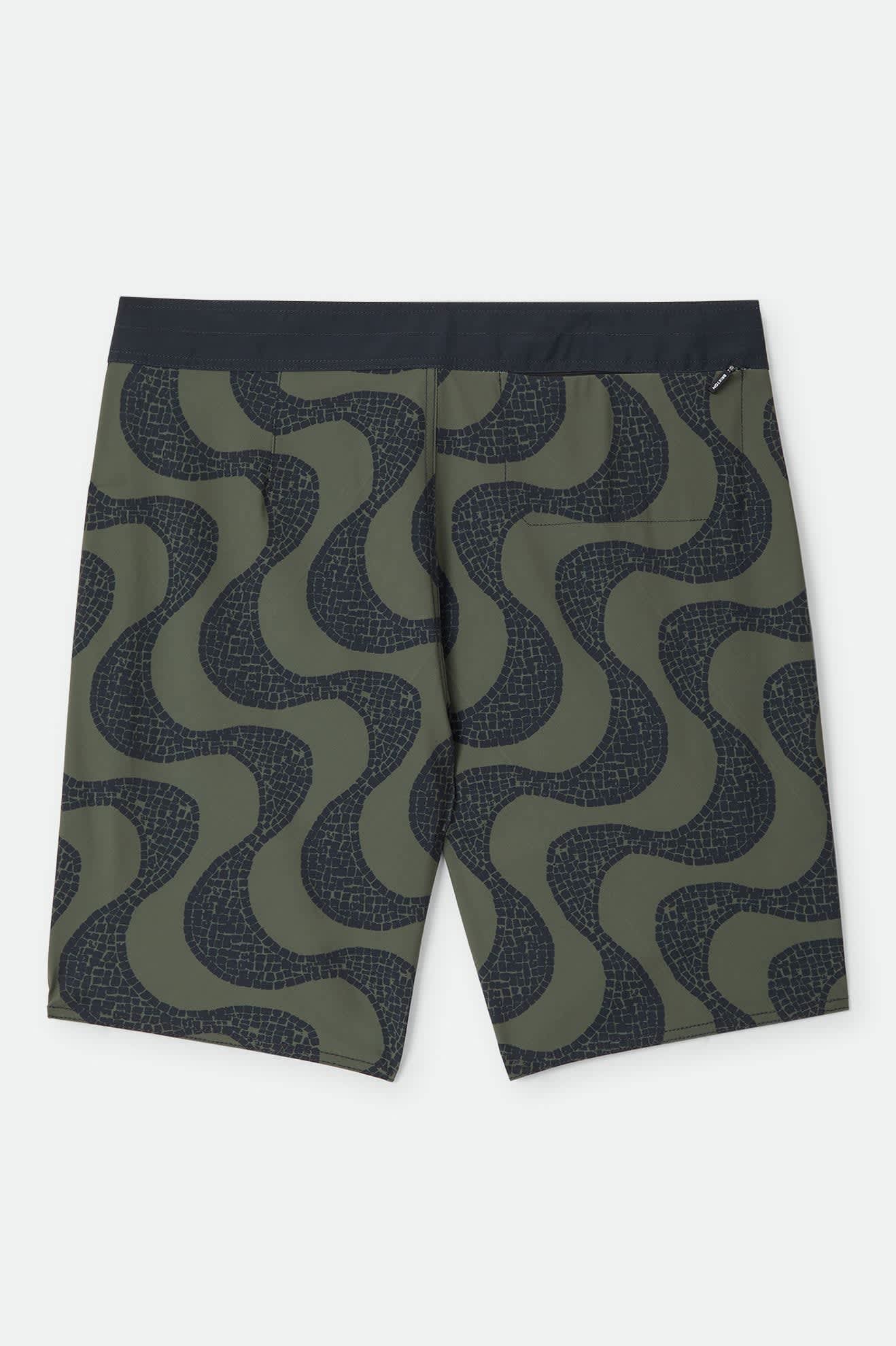 brixton-blitz-boardshort-19-dark-olive-badehose image 8
